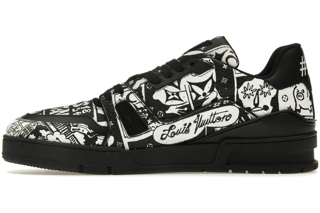 Louis Vuitton LV Trainer Comic Motifs Black White (SS23)