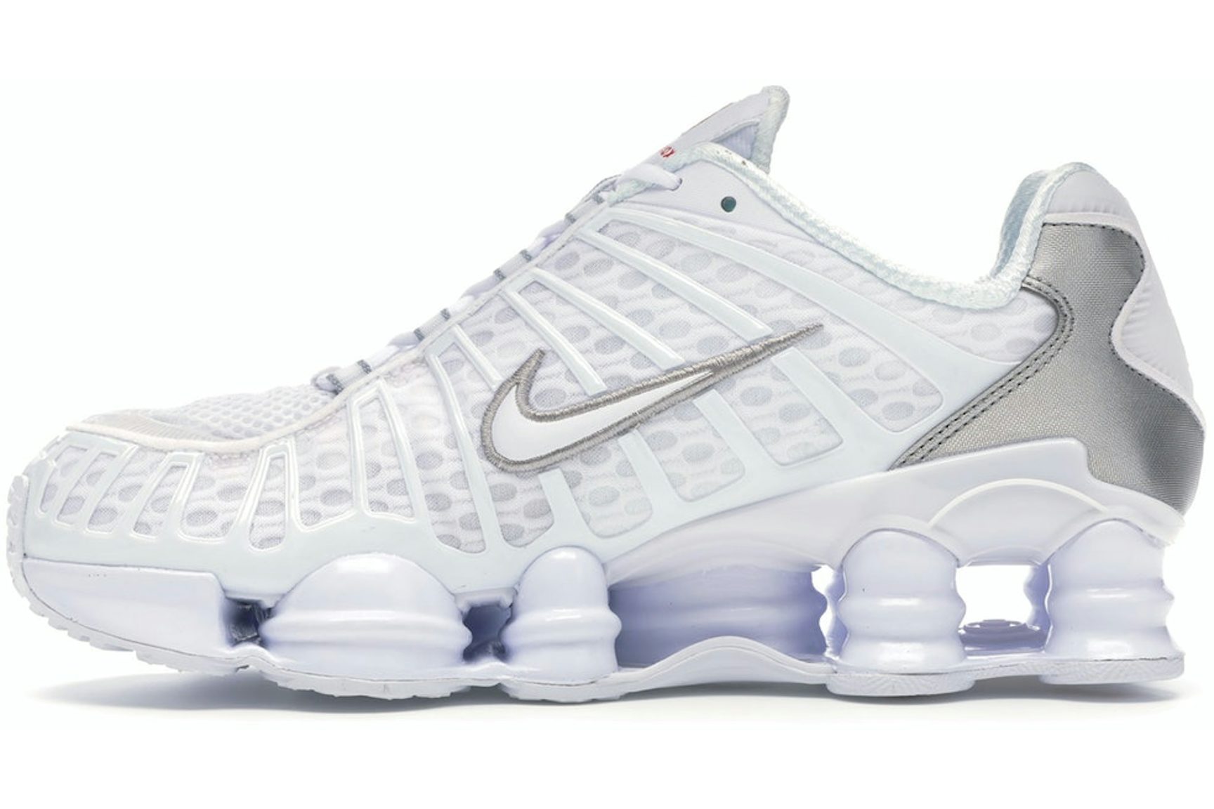 Nike Shox TL White Metallic Silver
