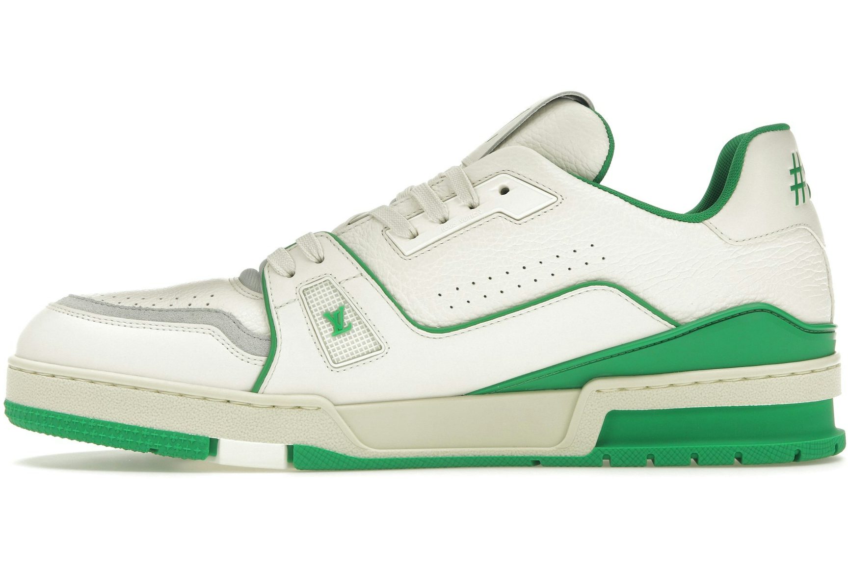 Louis Vuitton Trainer #54 Signature White Green-3