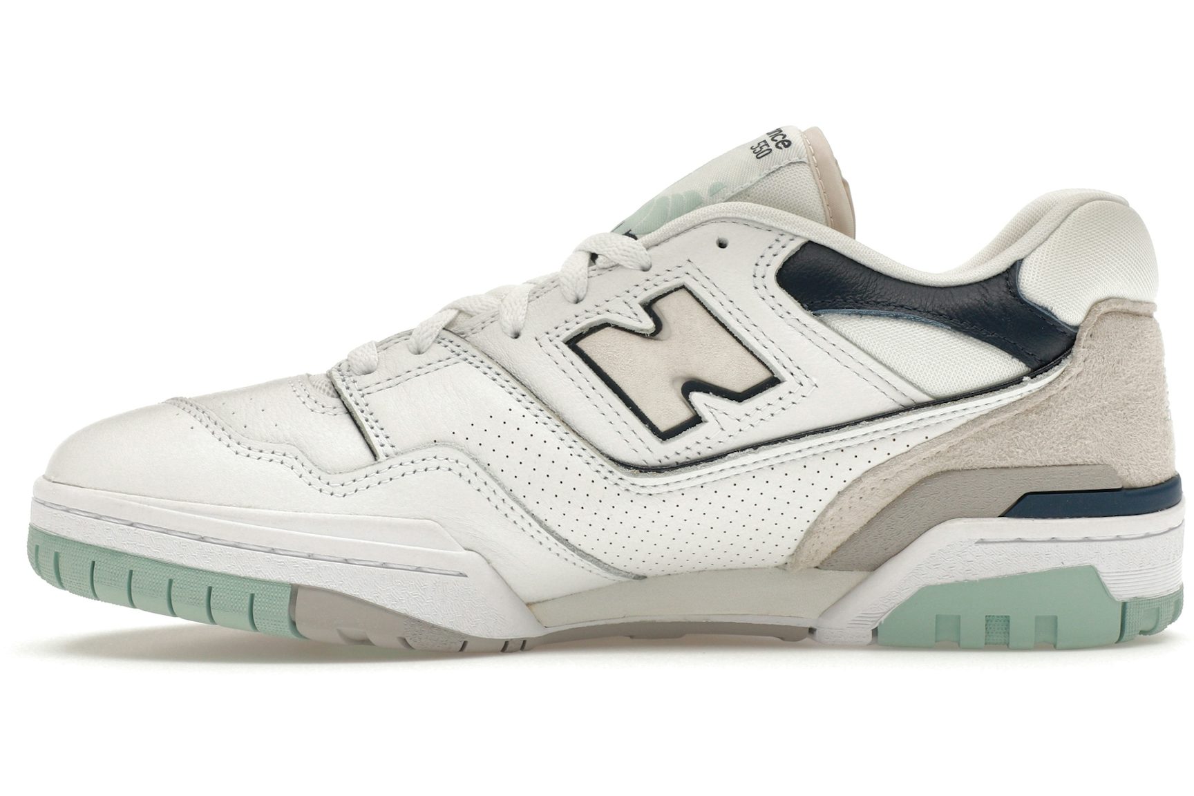 New Balance 550 White Winter Fog Navy-3
