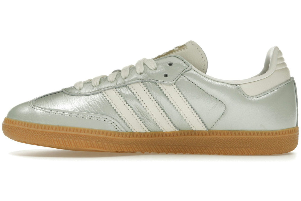 adidas Samba OG Linen Green Metallic (Women's)-3