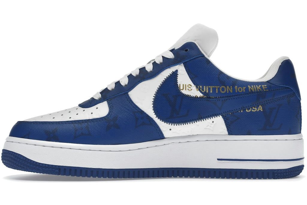Louis Vuitton Nike Air Force 1 Low By Virgil Abloh White Royal-3