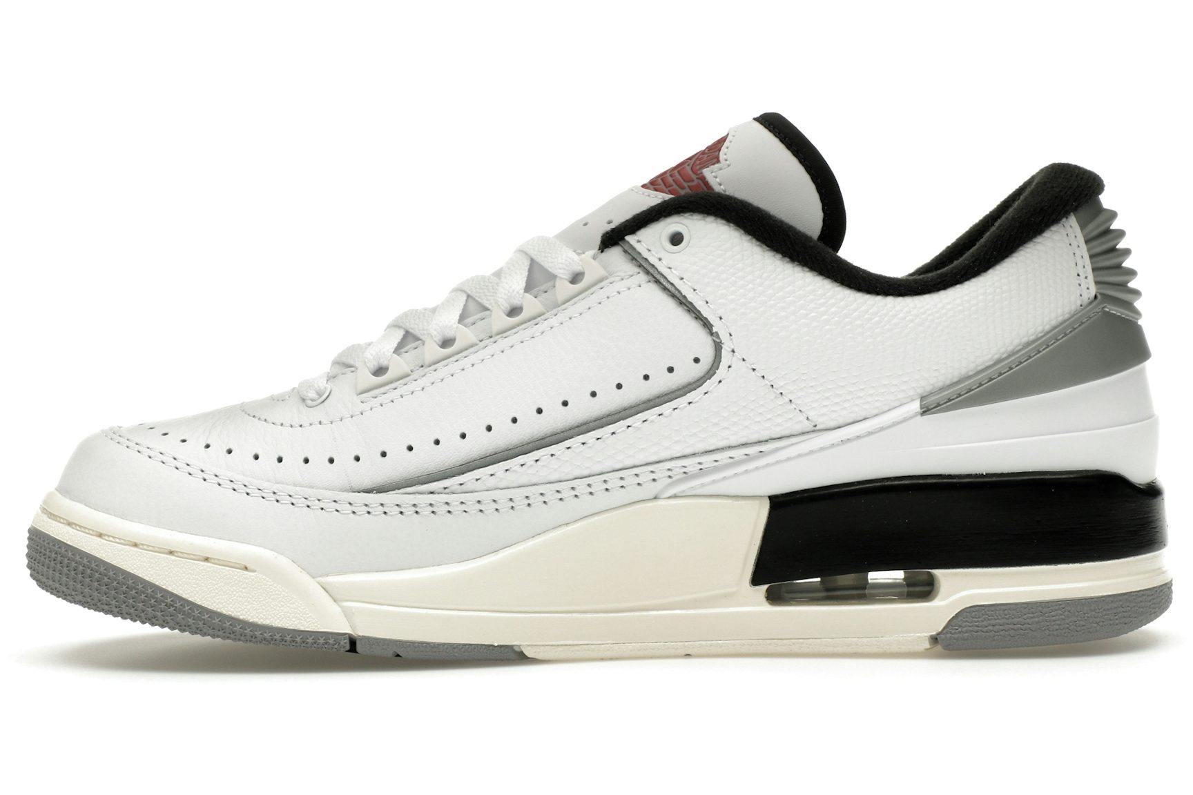 Jordan 2/3 White Black Metallic Silver