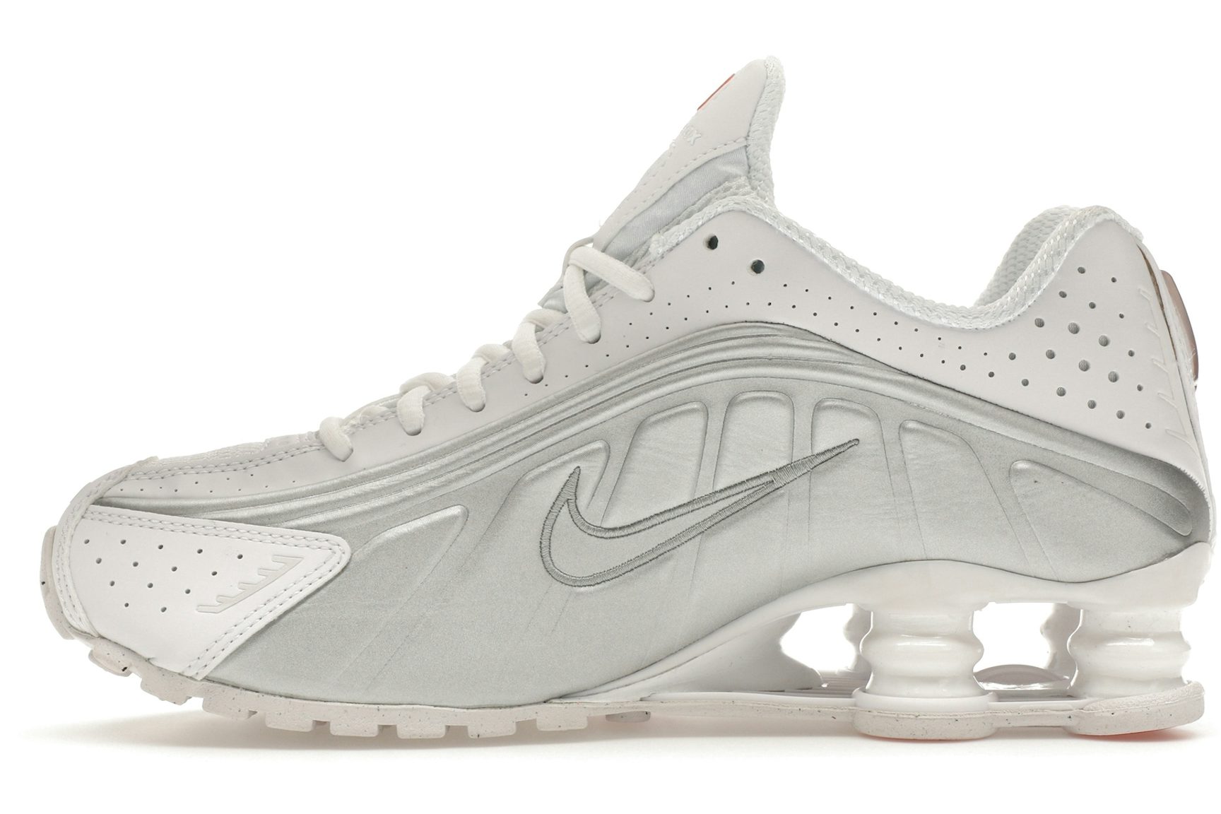 Nike Shox R4 White Metallic Silver (Women's)