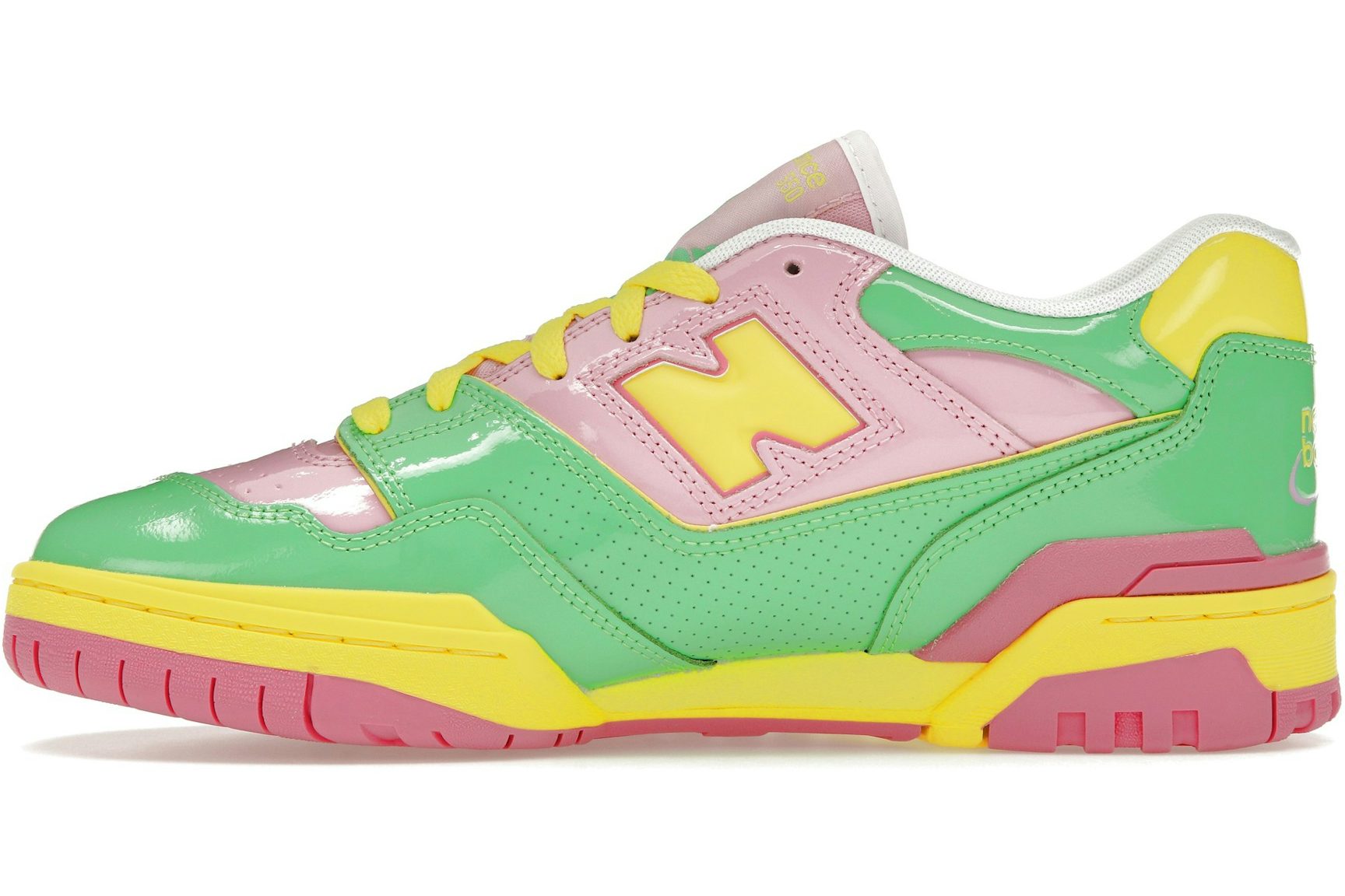 New Balance 550 Y2K Patent Leather Pack Pink Green-3