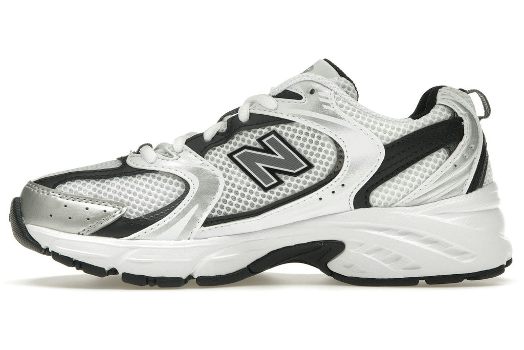 New Balance 530 White Silver Metallic Black