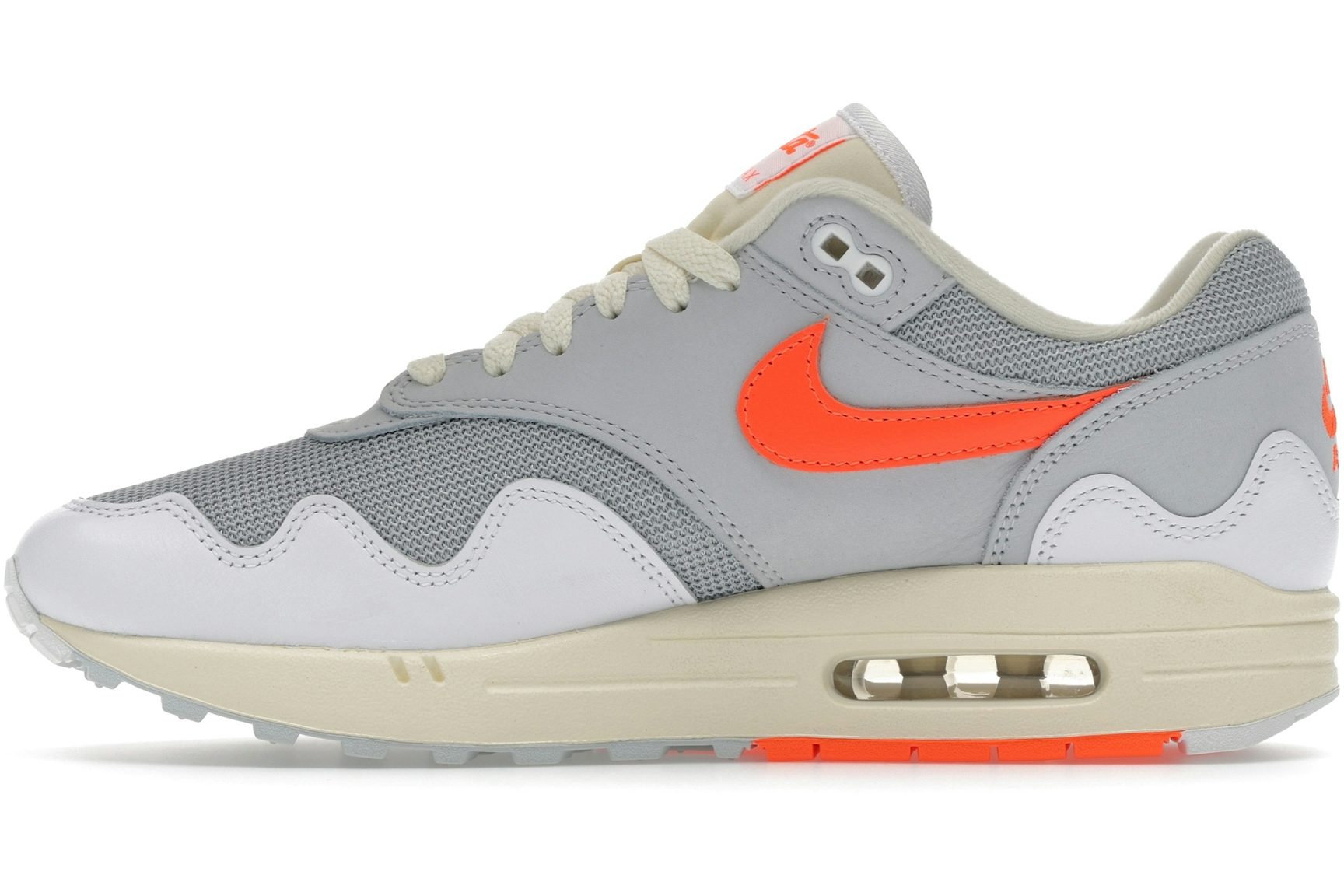 Nike Air Max 1 Patta Waves White Hyper Crimson (With Bracelet)-3
