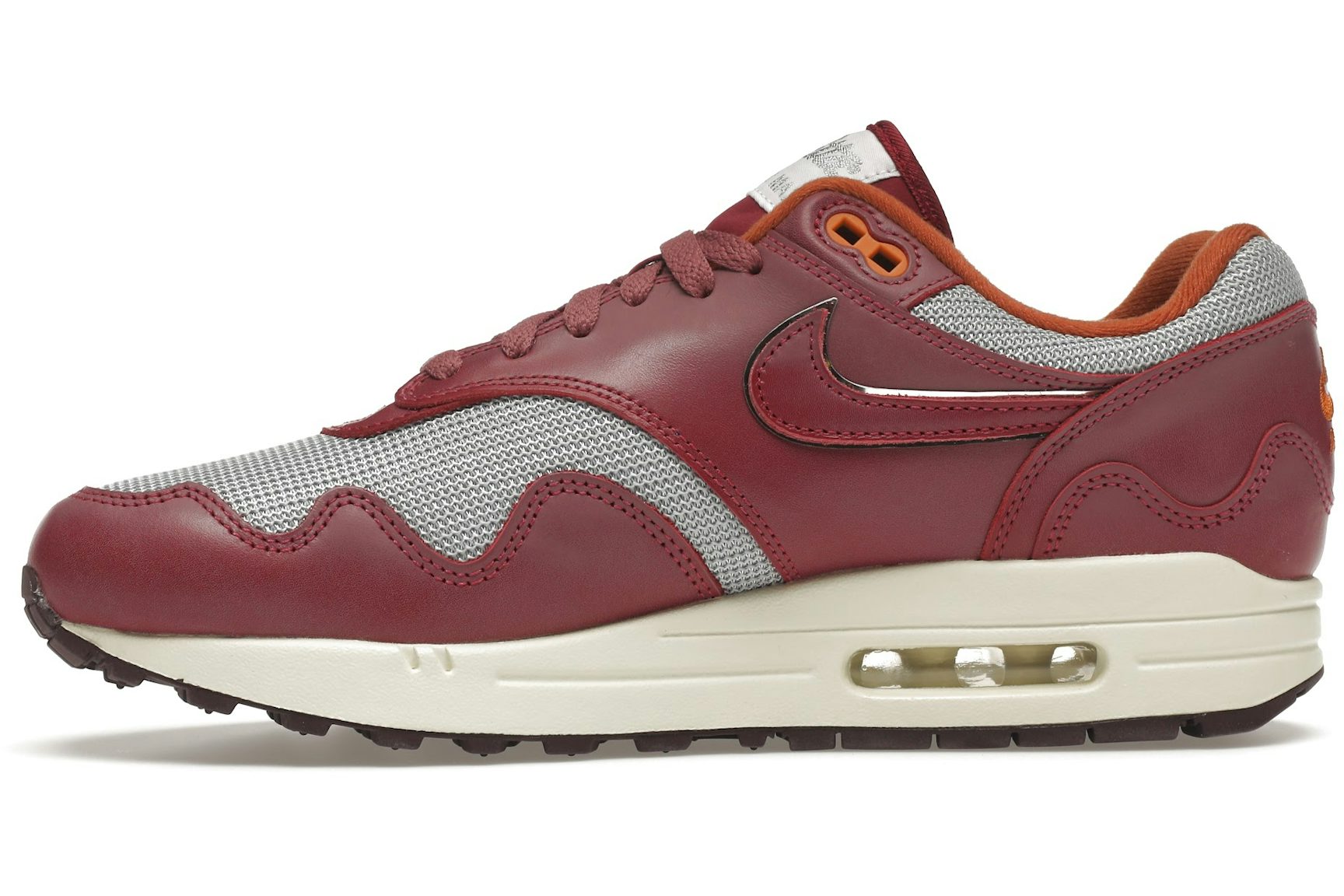 Nike Air Max 1 Patta Waves Rush Maroon (with Bracelet)