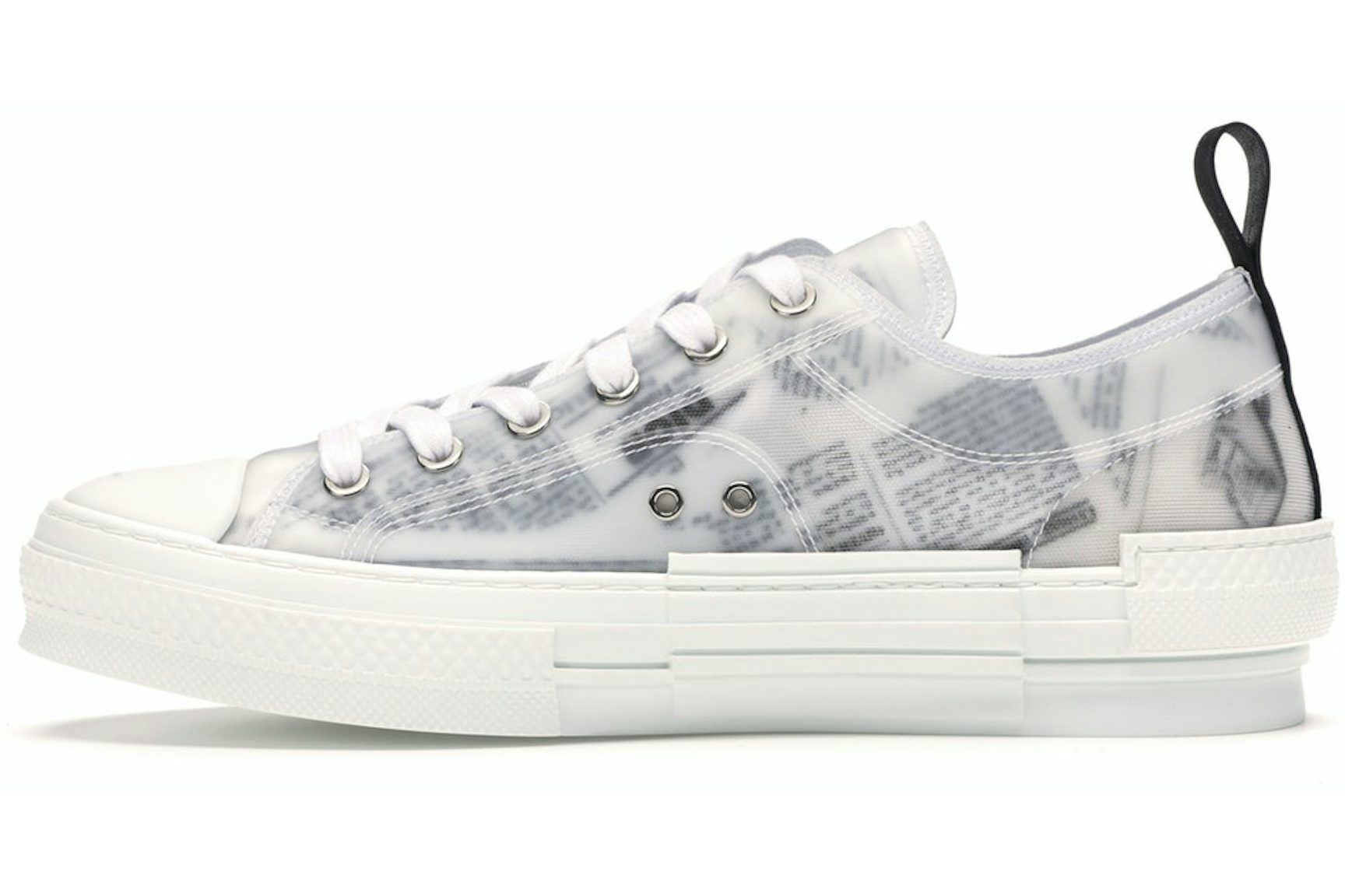 Dior B23 Low Top Daniel Asham Newspaper