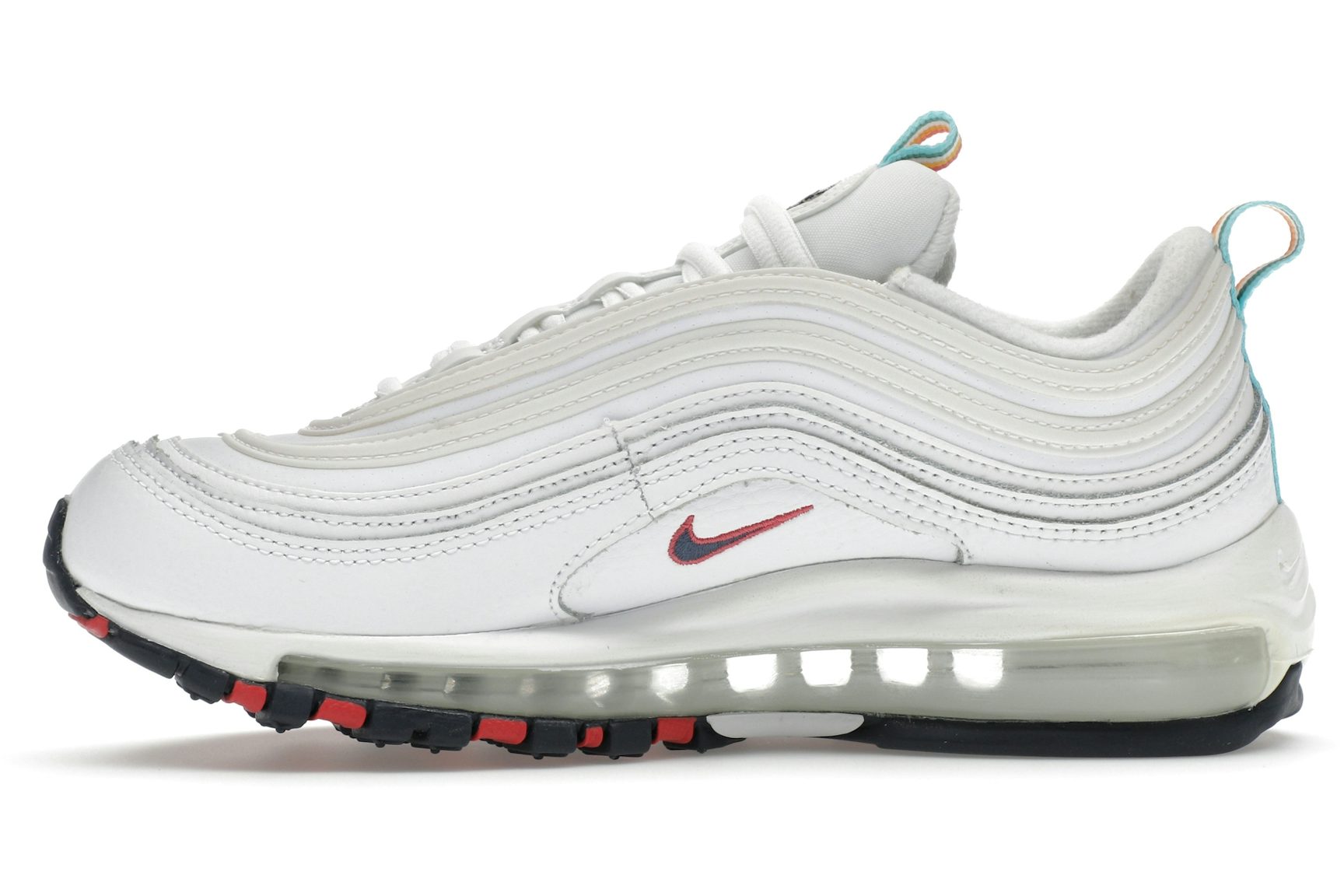 Nike Air Max 97 White Multi Color Pull Tabs (Women's)-3
