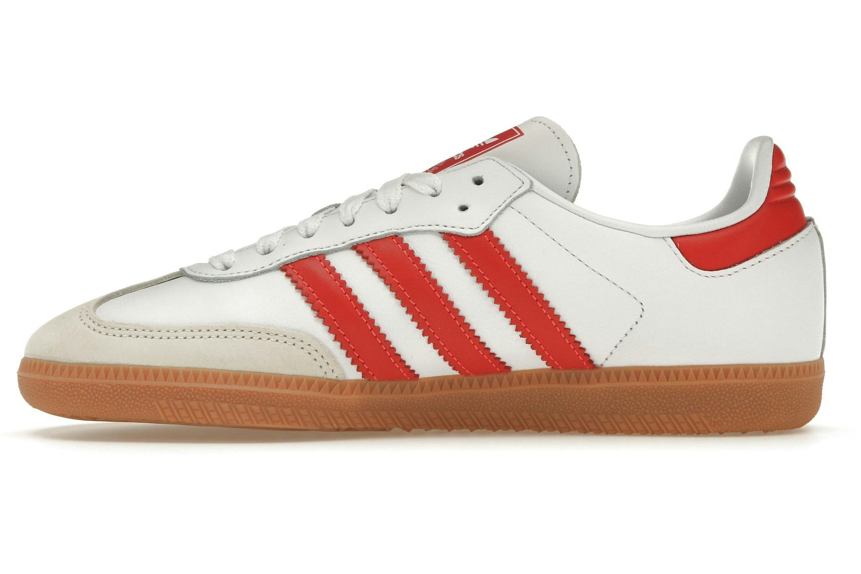 adidas Samba OG White Solar Red Gum (Women's)-3