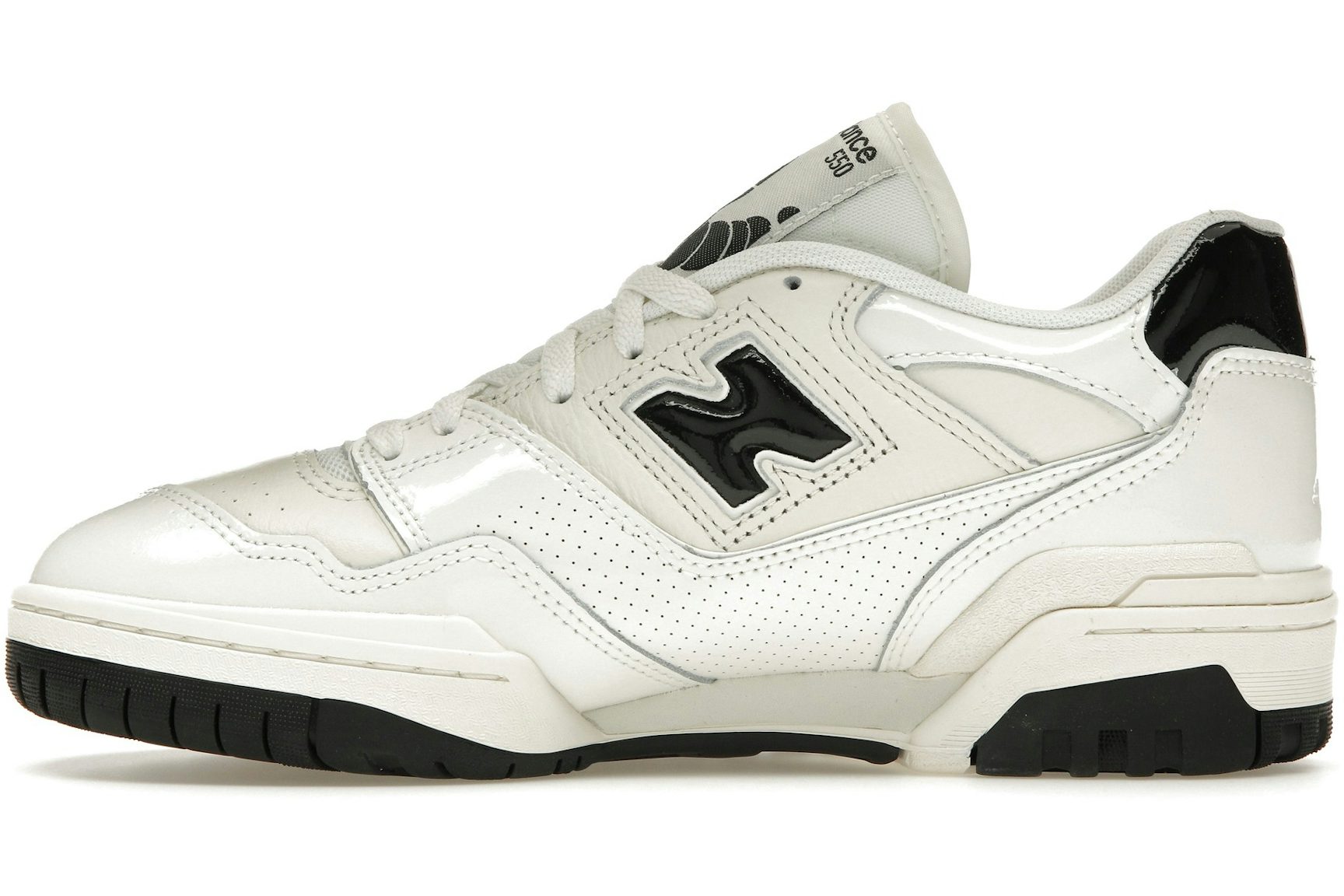 New Balance 550 Sea Salt Black Patent-3