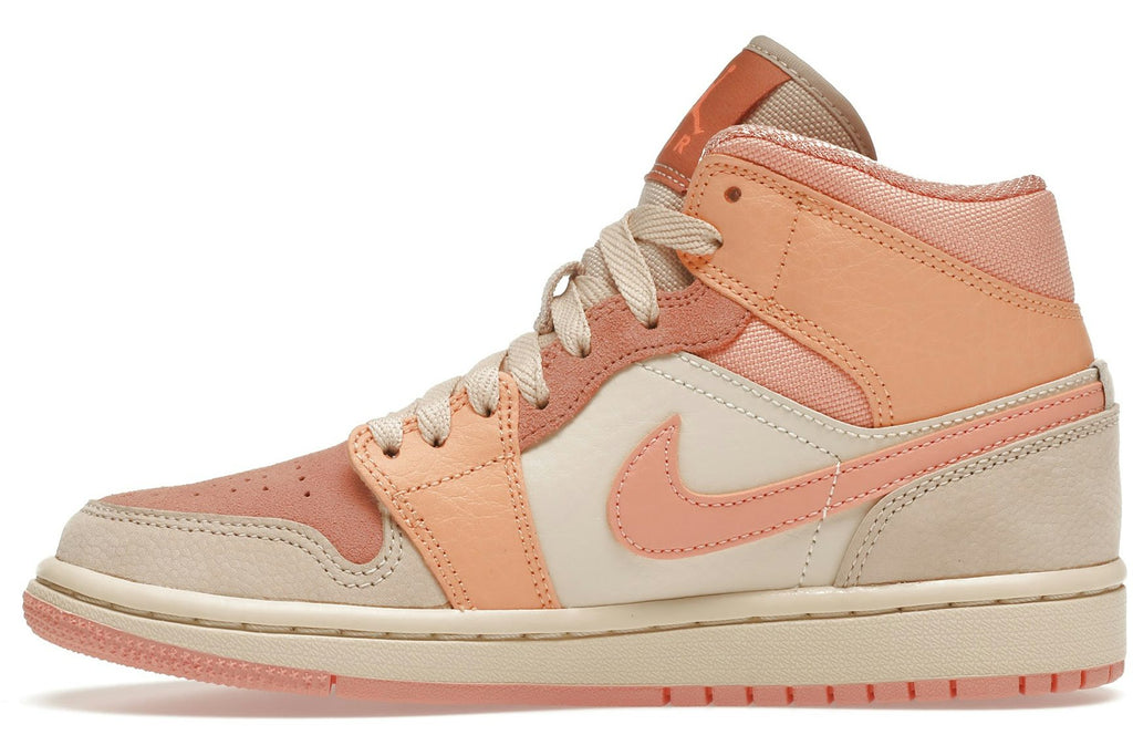Jordan 1 Mid Apricot Orange (Women's)