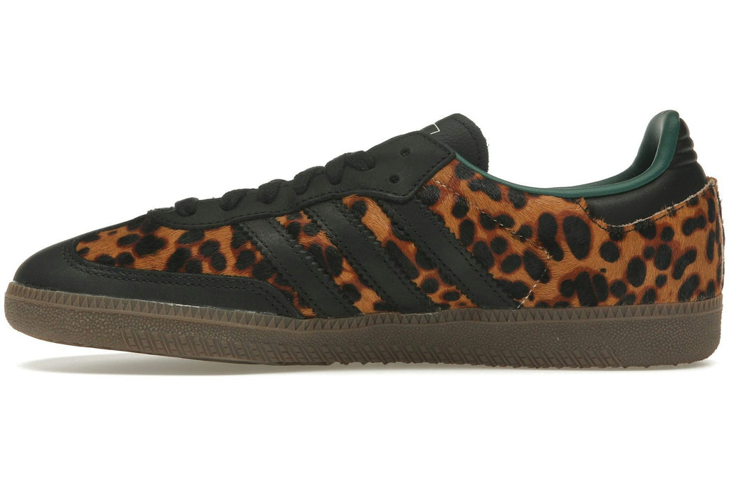 adidas Samba OG Black Green Leopard (Women's)-3