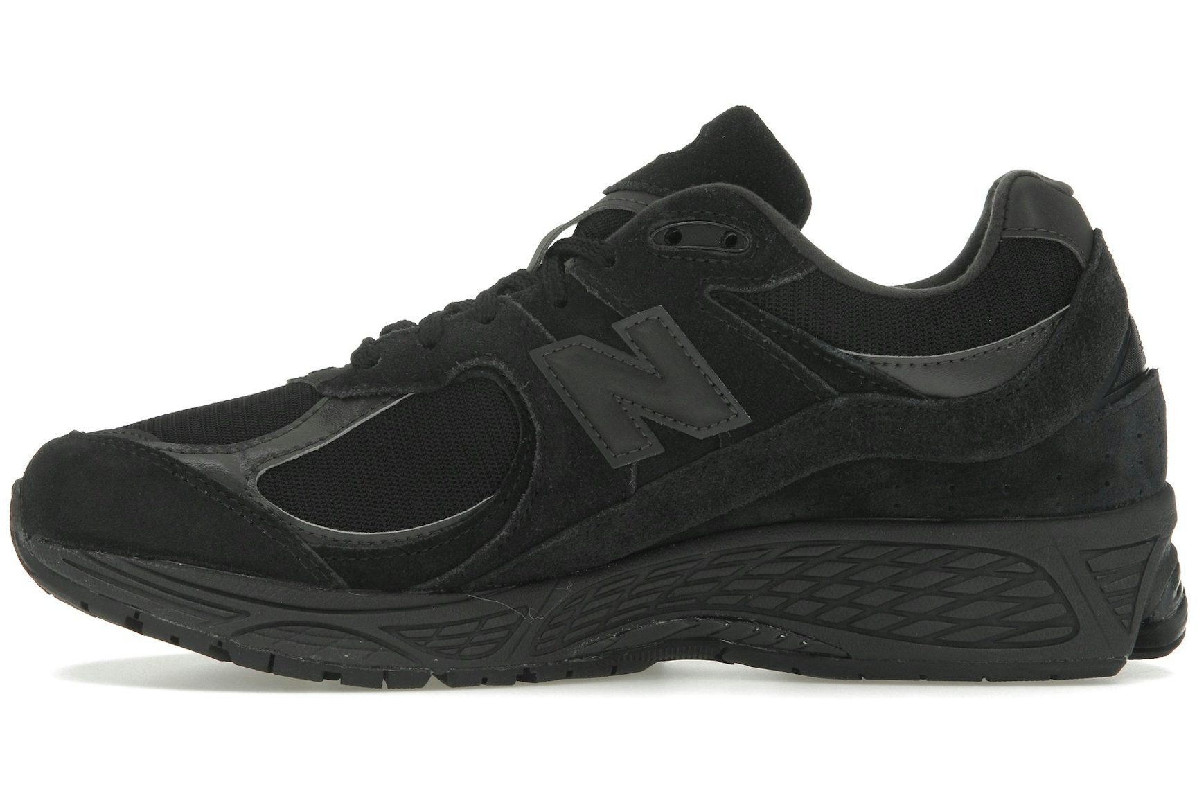 New Balance 2002R Triple Black Suede-3