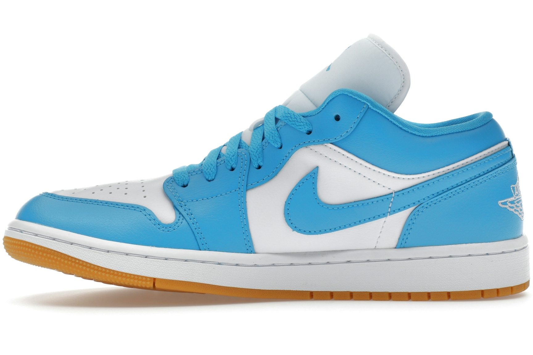 Jordan 1 Low White Gum Light Brown Dark Powder Blue (Women's)-3