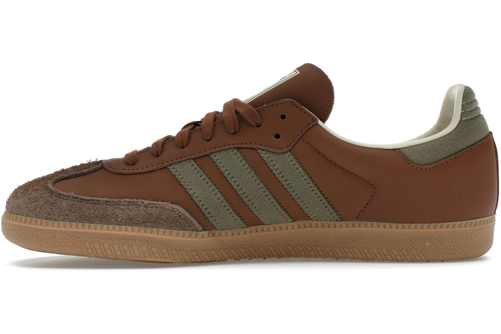 adidas Samba OG Preloved Brown Olive Strata-3