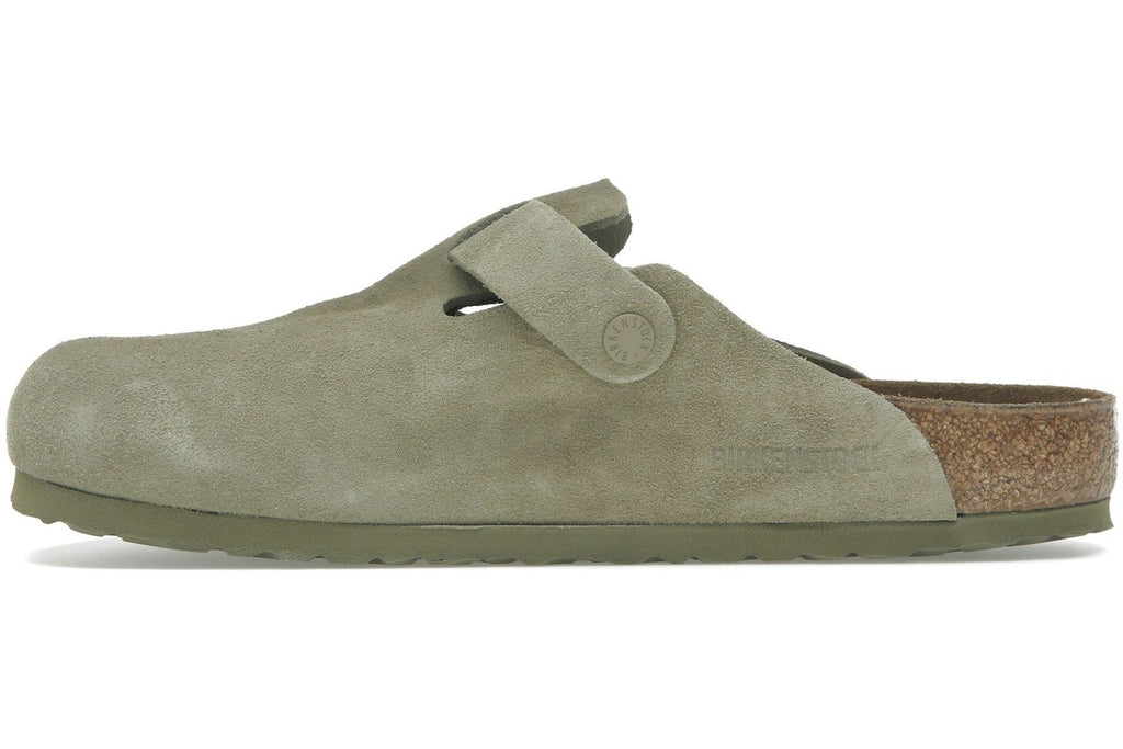 Birkenstock Boston Suede Faded Khaki-3