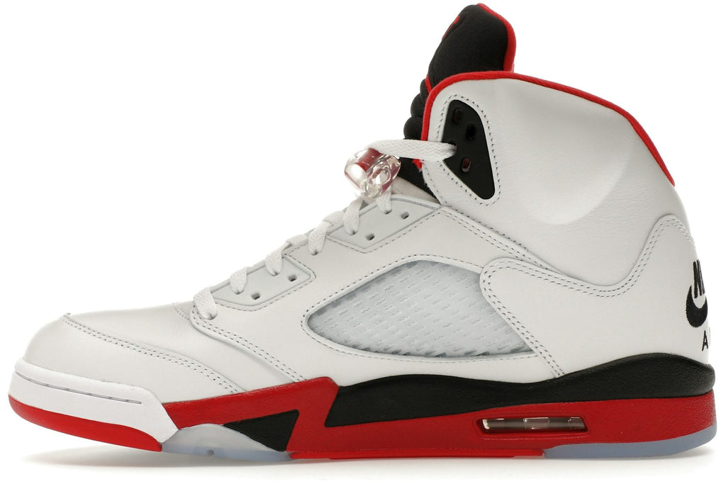 Jordan 5 Retro Fire Red Black Tongue (2025)