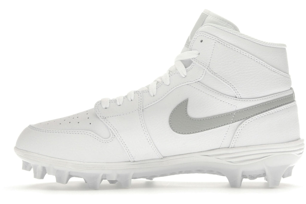 Jordan 1 Mid TD Cleat White Grey Fog