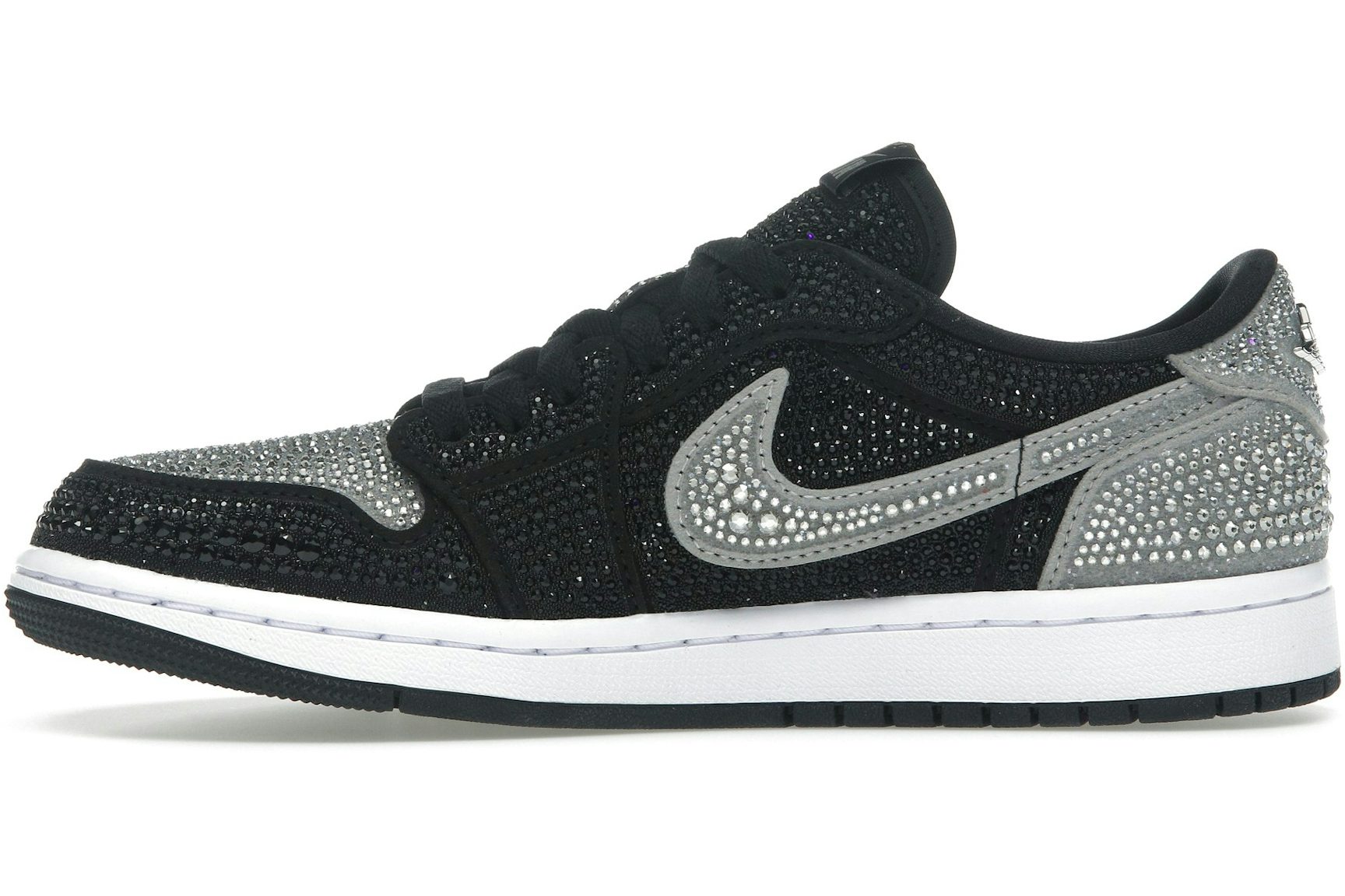 Jordan 1 Retro Low OG Swarovski Stealth (Women's)-3