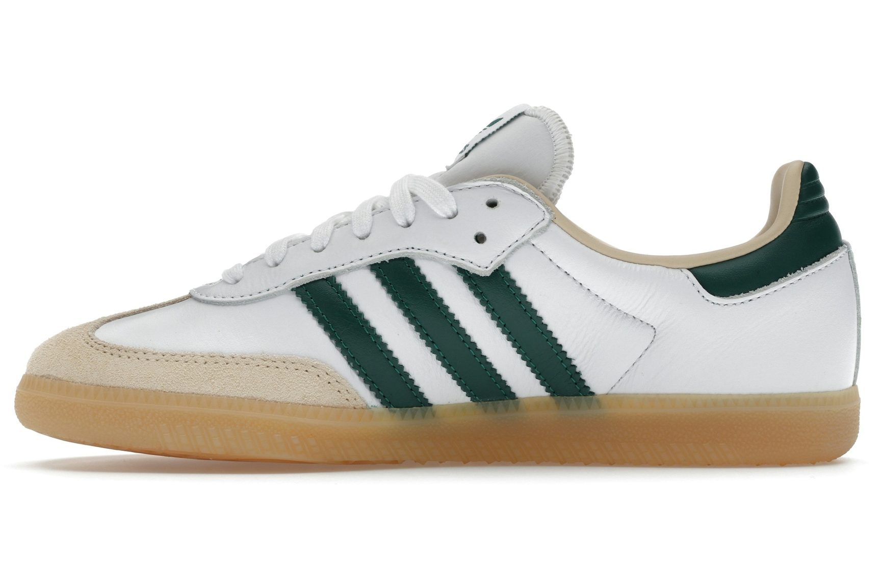 adidas Samba OG Cloud White Collegiate Green Gum-3