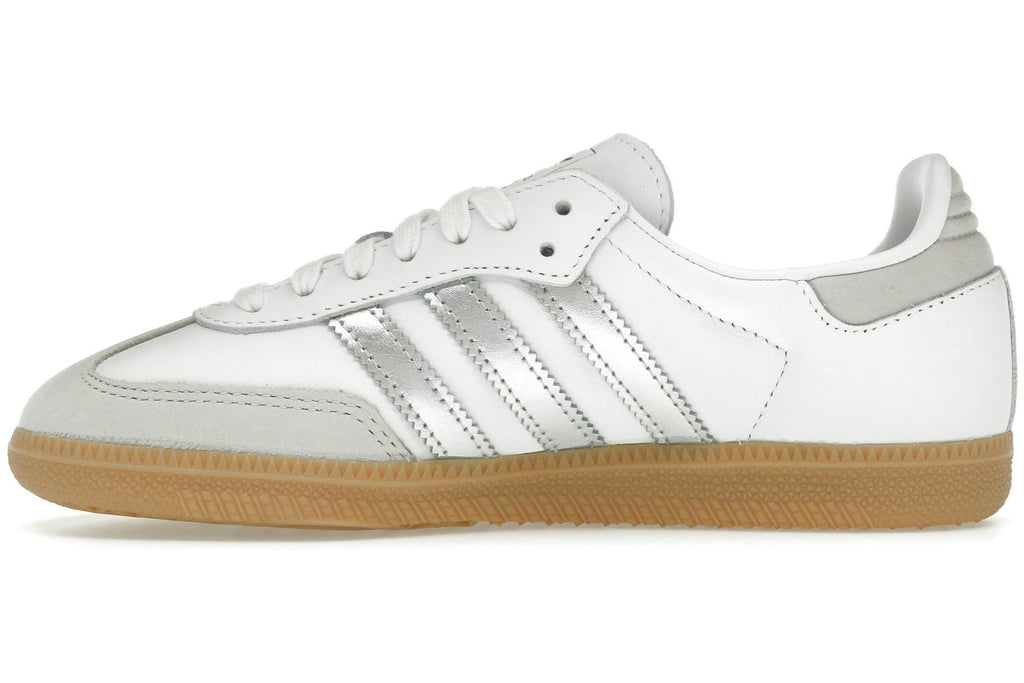adidas Samba OG White Silver Metallic Grey (Women's)-3