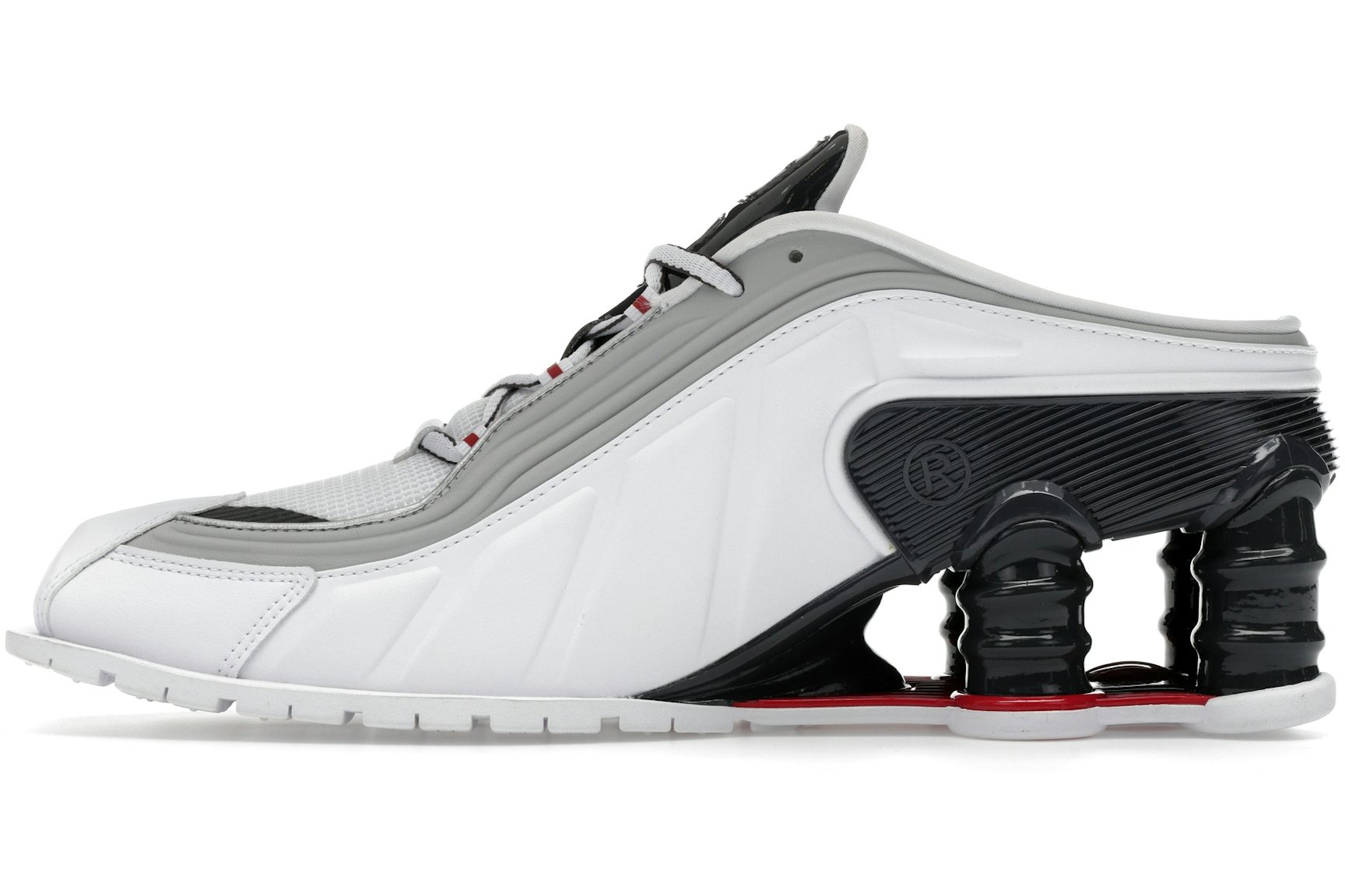 Nike Shox MR4 Mule Martine Rose Metallic Platinum Varsity Red (Women's)