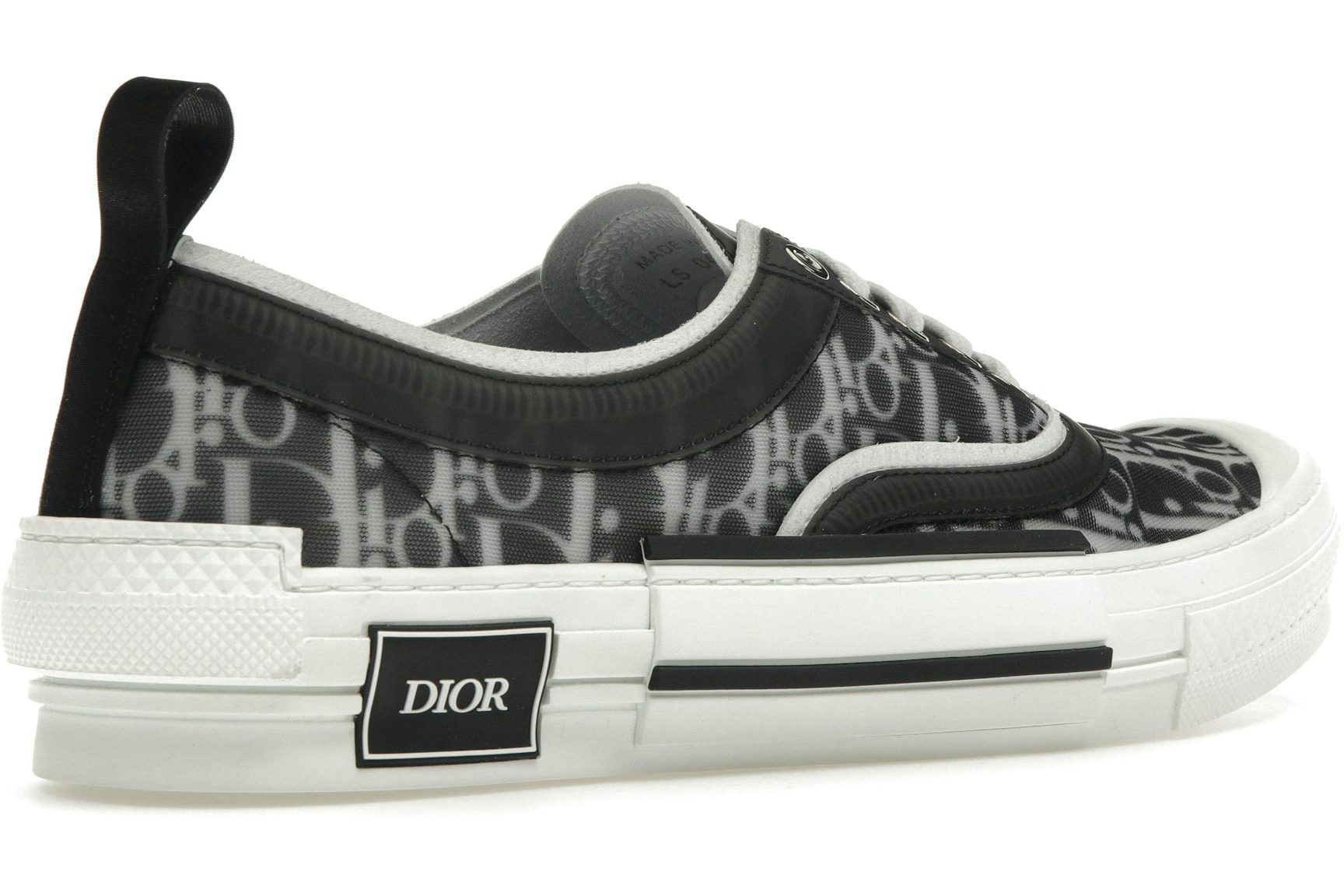 Dior B23 Low Black Oblique Canvas