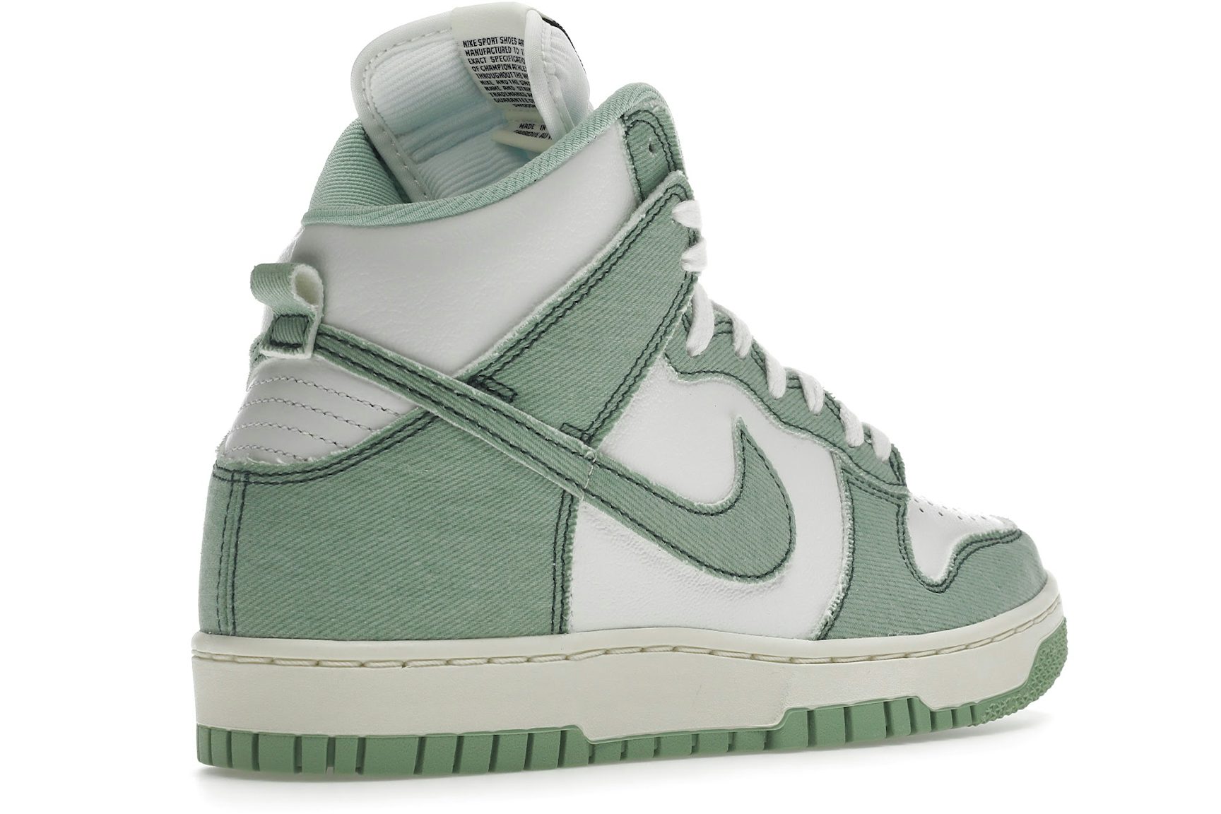 Nike Dunk High 1985 Enamel Green Denim (Women's)-4