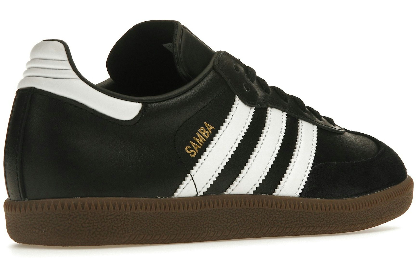 adidas Samba Leather Black White-4