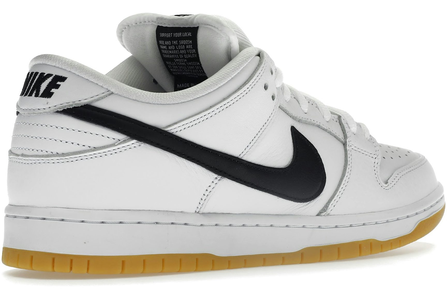 Nike SB Dunk Low Pro White Gum-4