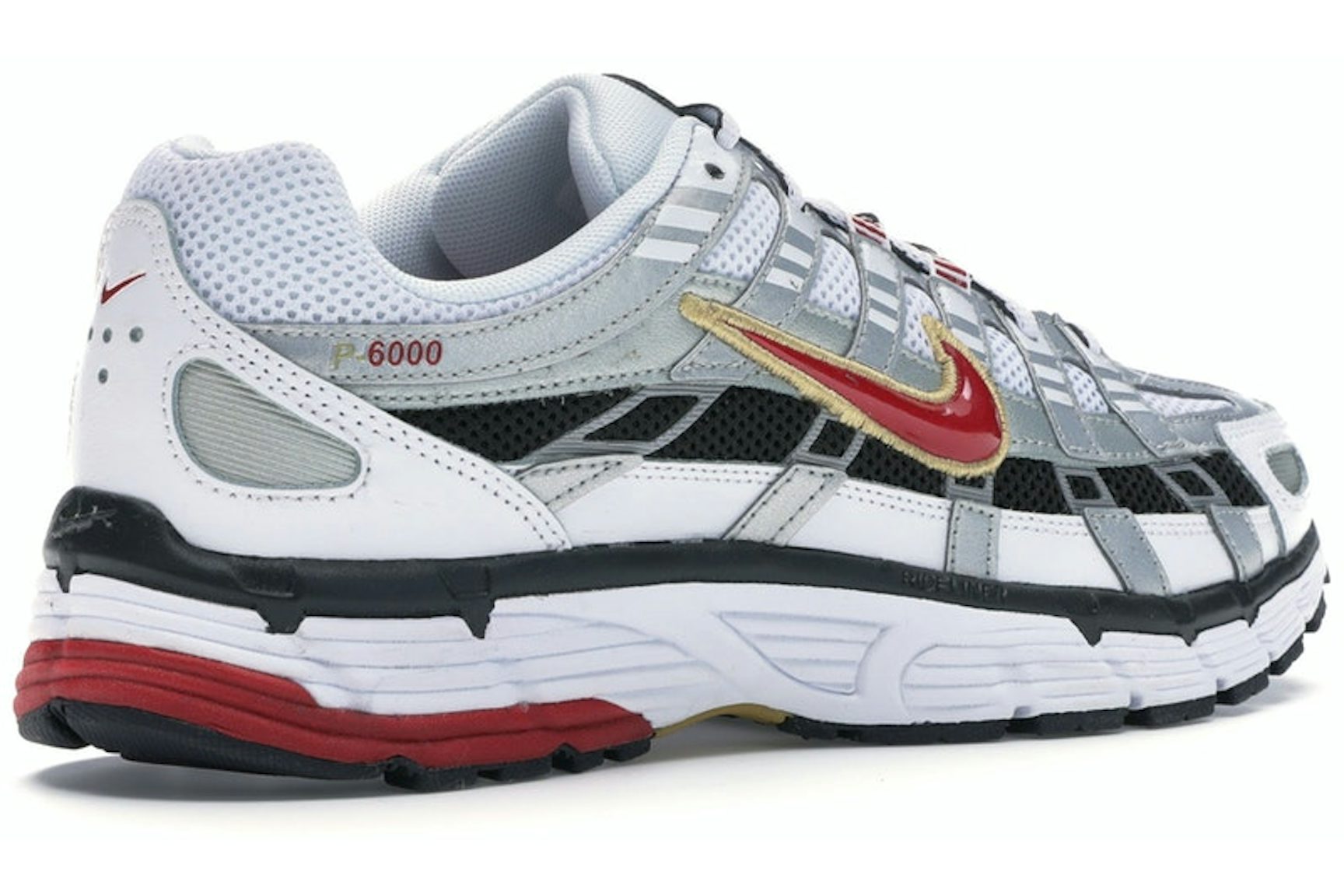 Nike P-6000 White Gold Red (Women's)