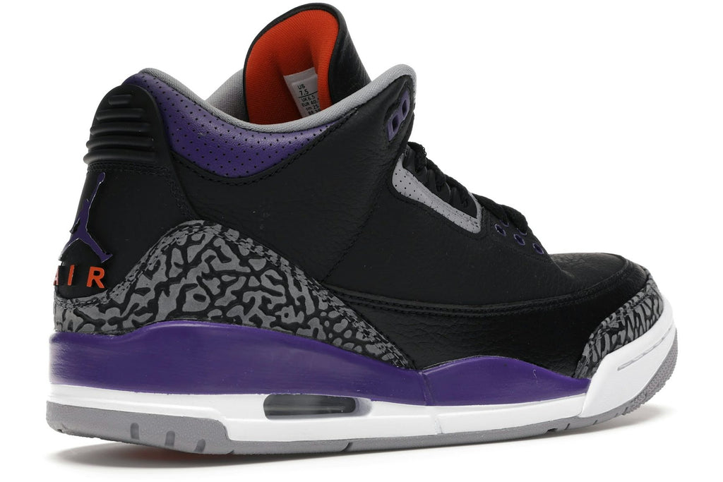 Jordan 3 Retro Black Court Purple-4