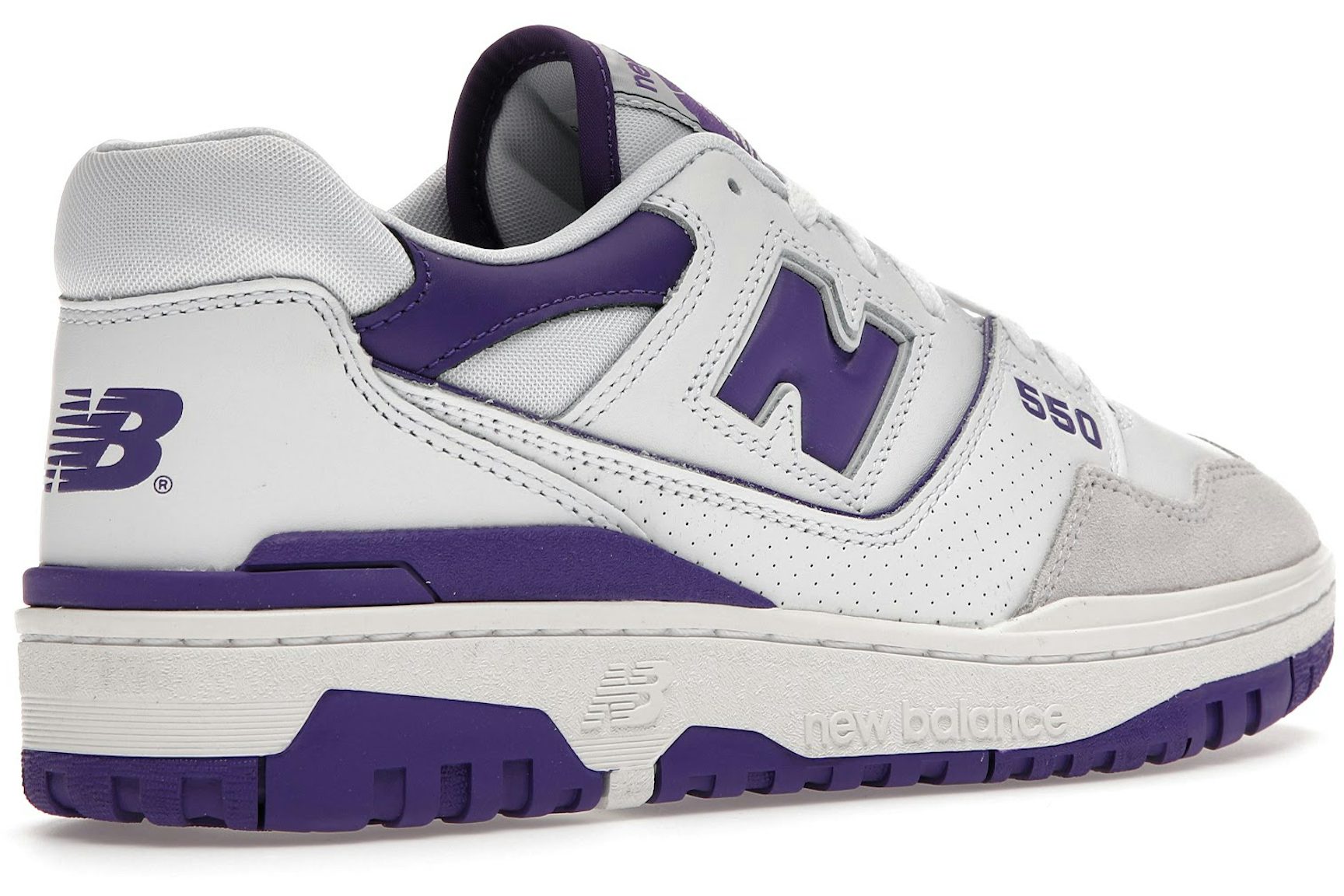 New Balance 550 White Purple-4
