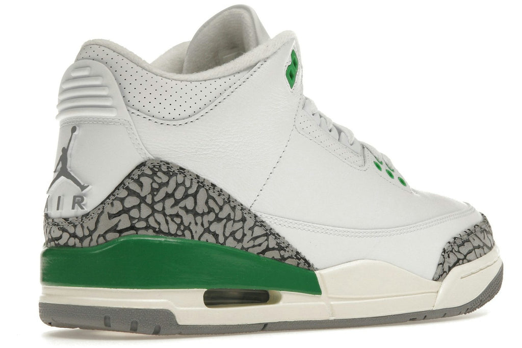 Jordan 3 Retro Lucky Green (Women's)-4