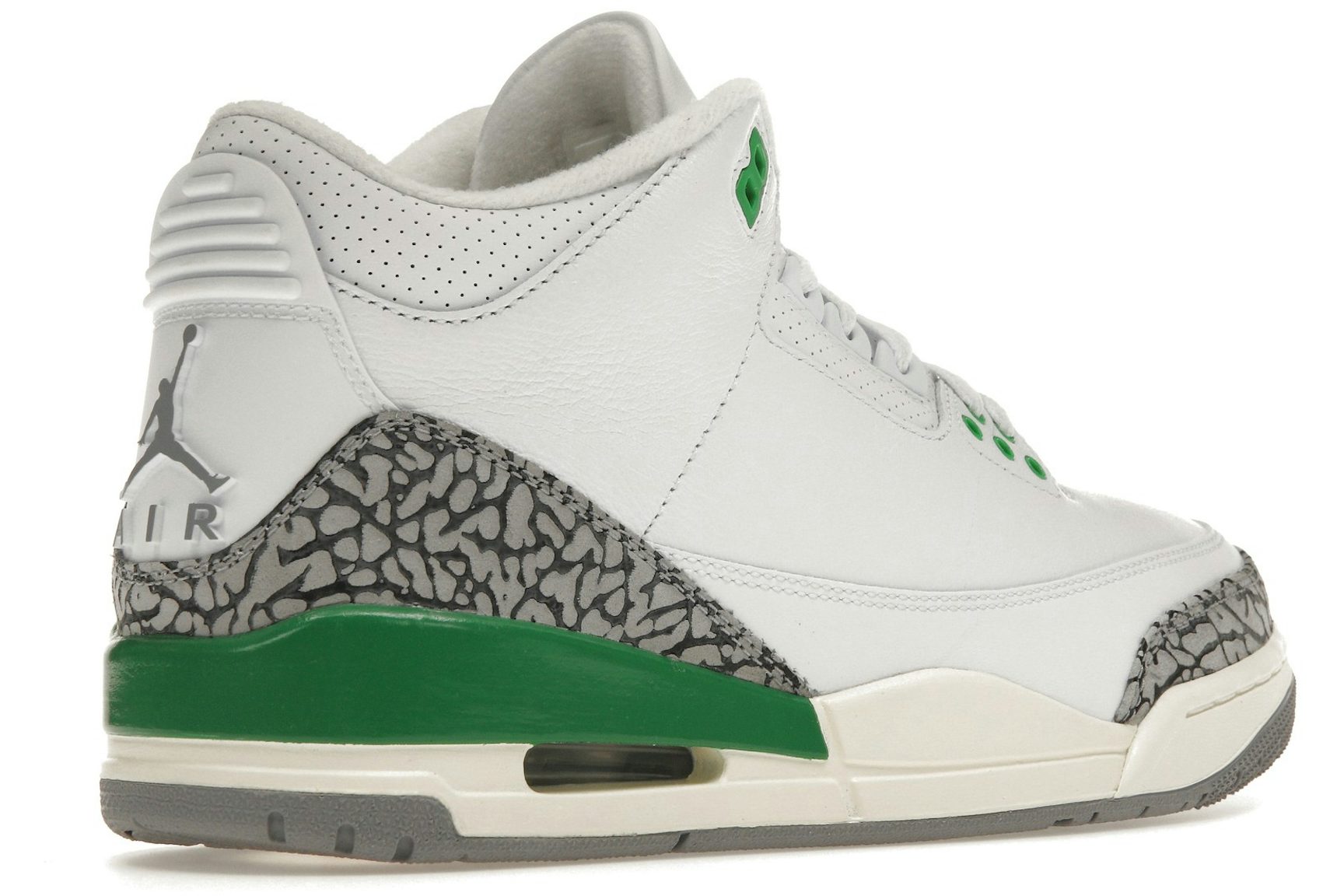Jordan 3 Retro Lucky Green (Women's)-4