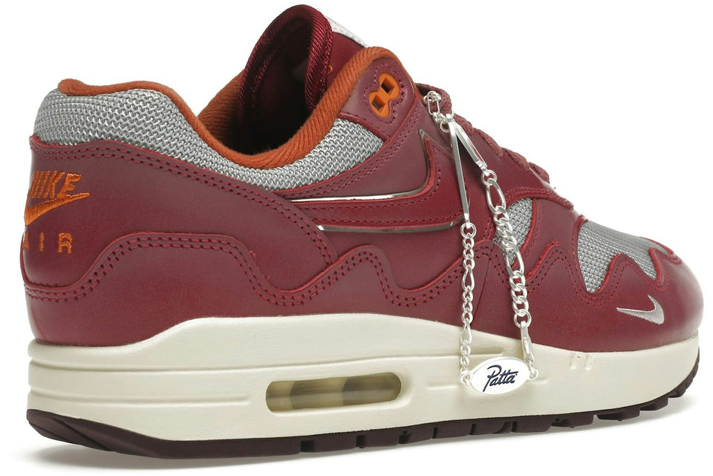 Nike Air Max 1 Patta Waves Rush Maroon (with Bracelet)