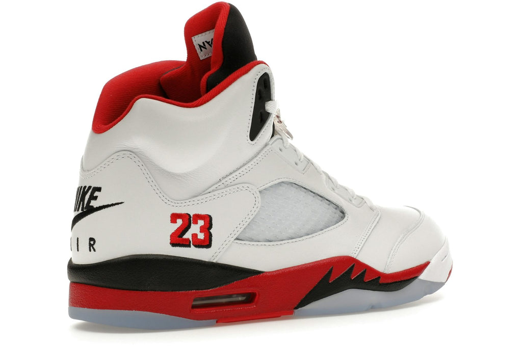 Jordan 5 Retro Fire Red Black Tongue (2025)