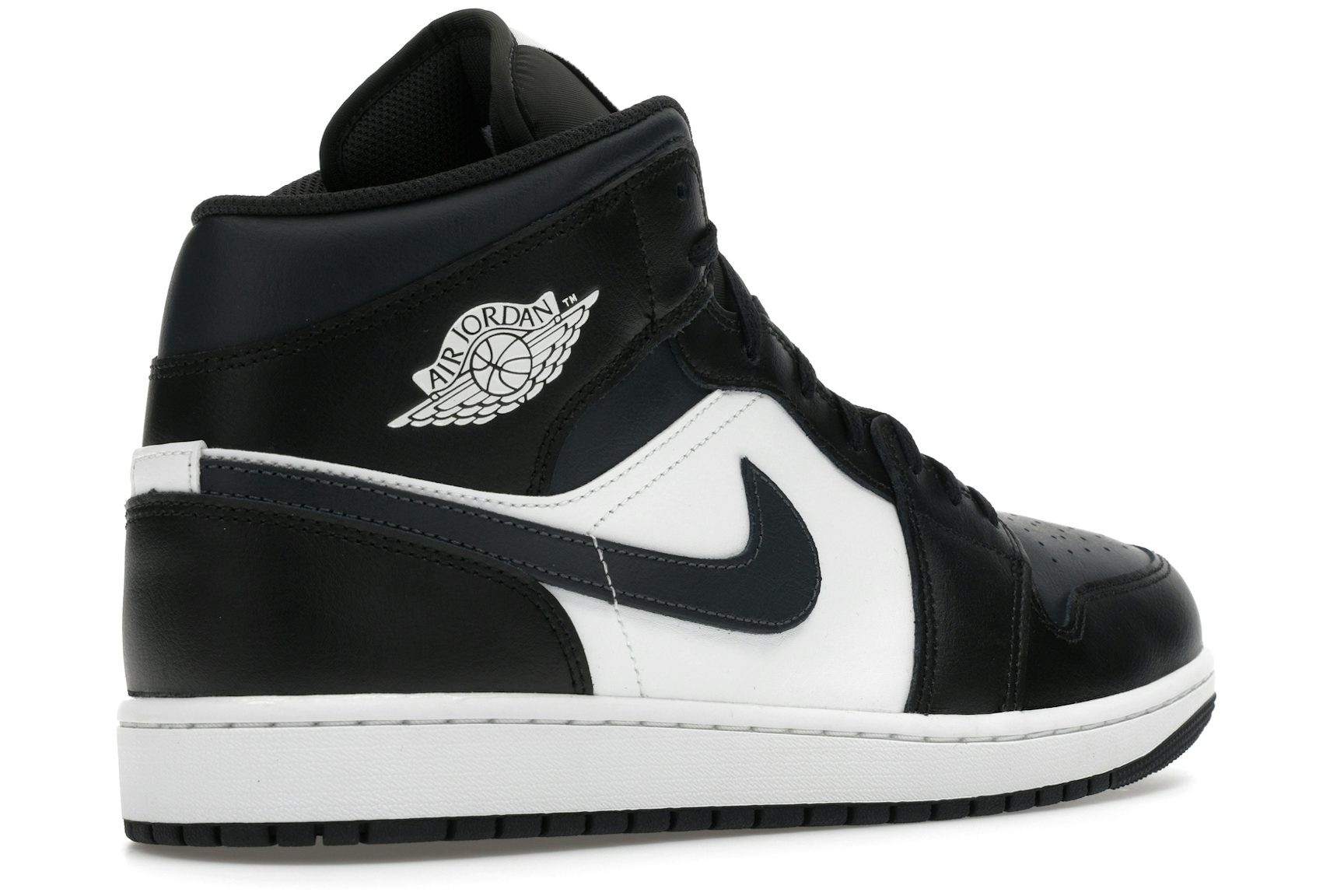 Jordan 1 Mid Off Noir Toe