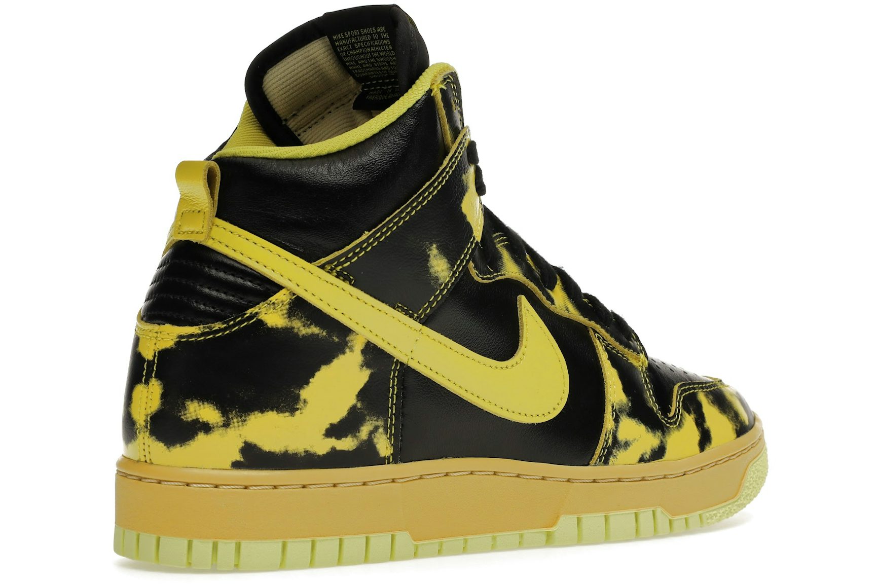 Nike Dunk High 1985 SP Yellow Acid Wash-4