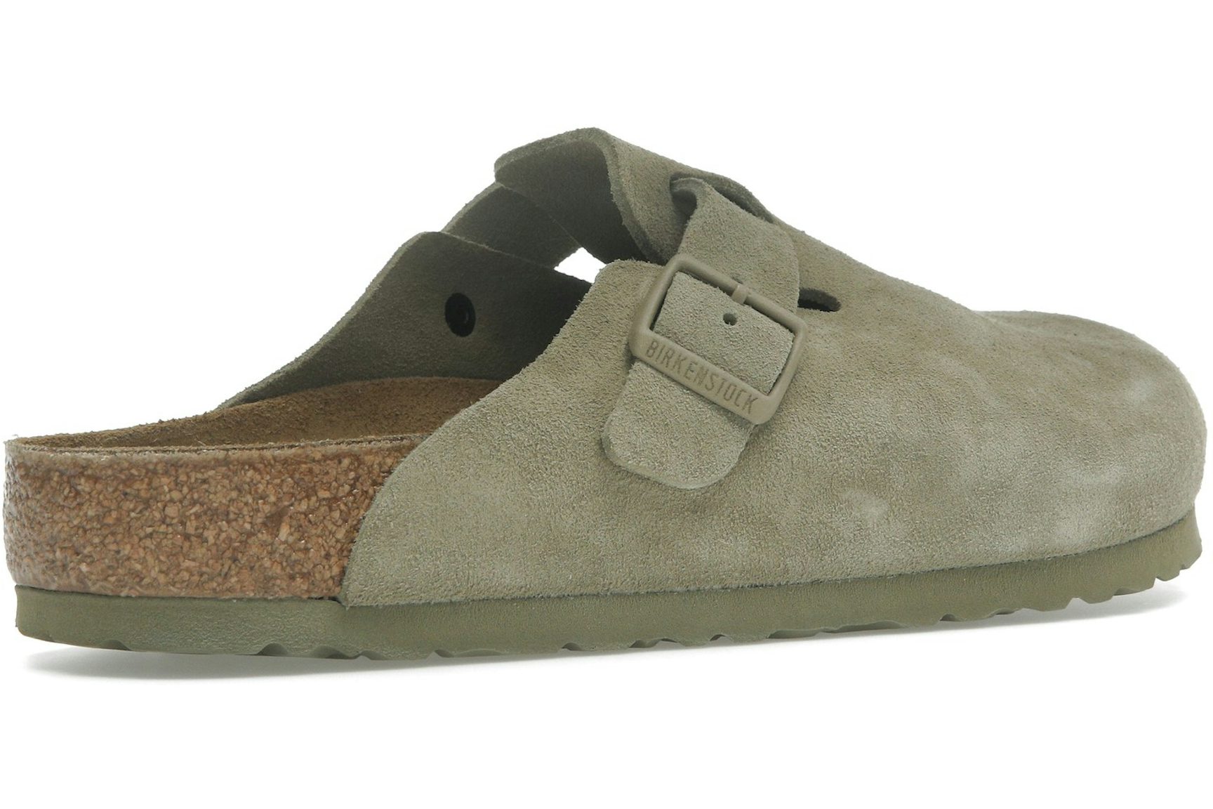 Birkenstock Boston Suede Faded Khaki-4