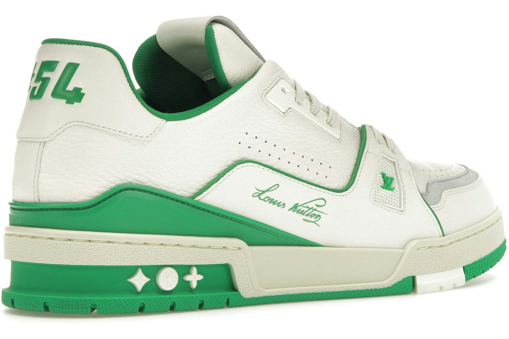 Louis Vuitton Trainer #54 Signature White Green-4