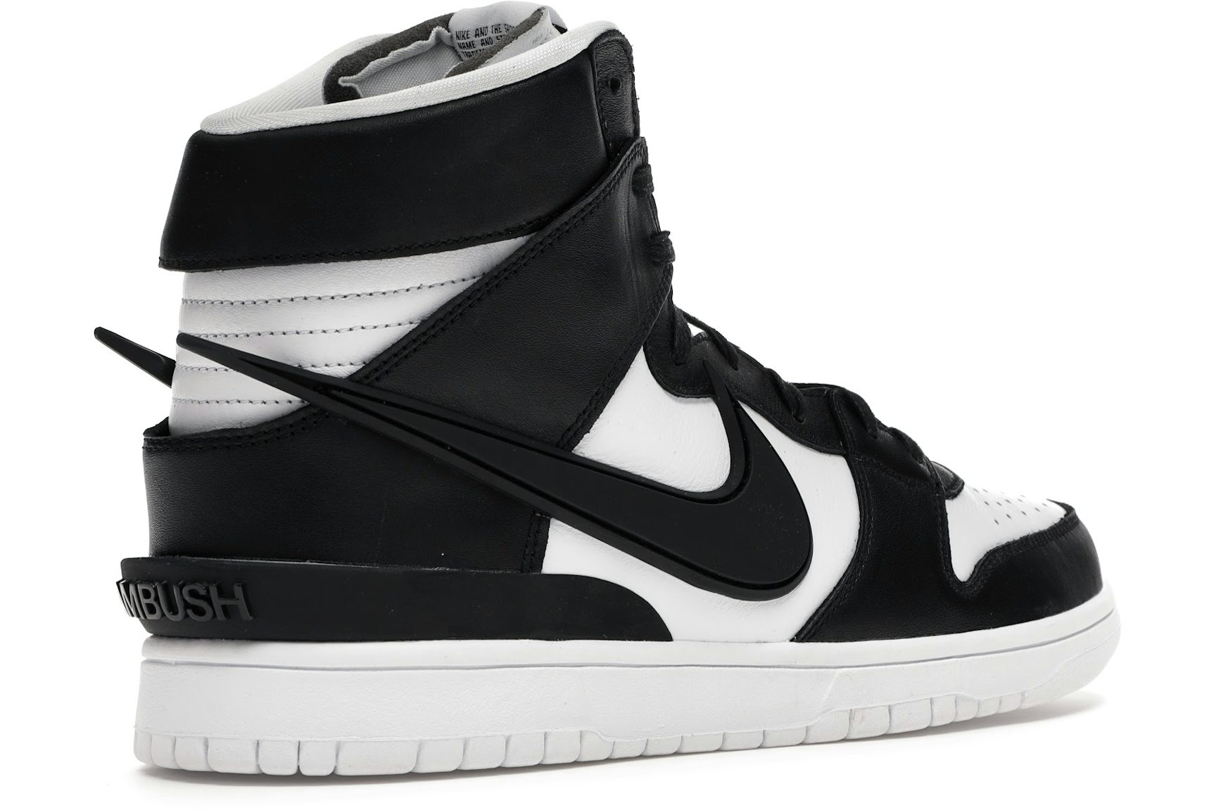 Nike Dunk High AMBUSH Black White-4