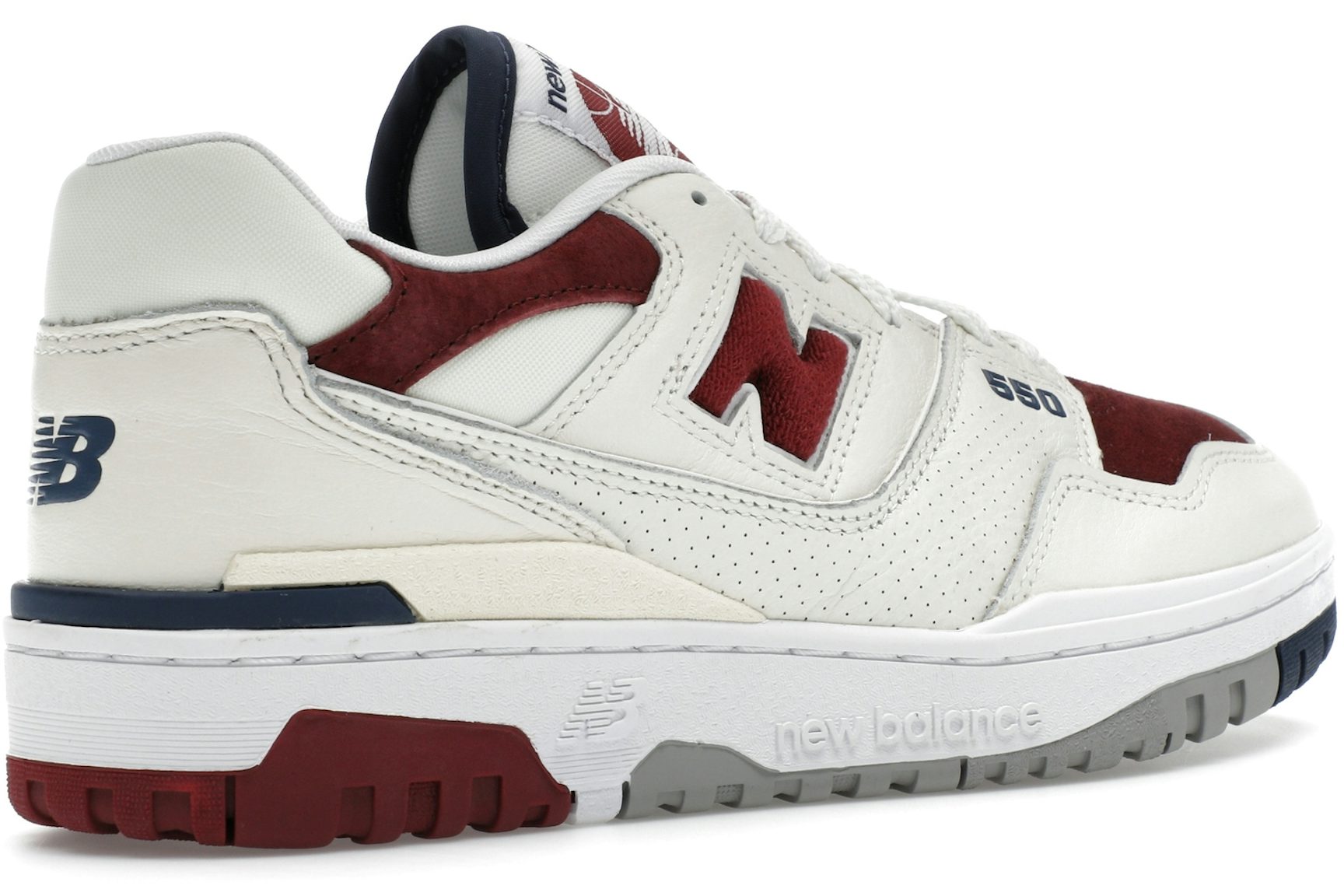 New Balance 550 Maroon Navy-4