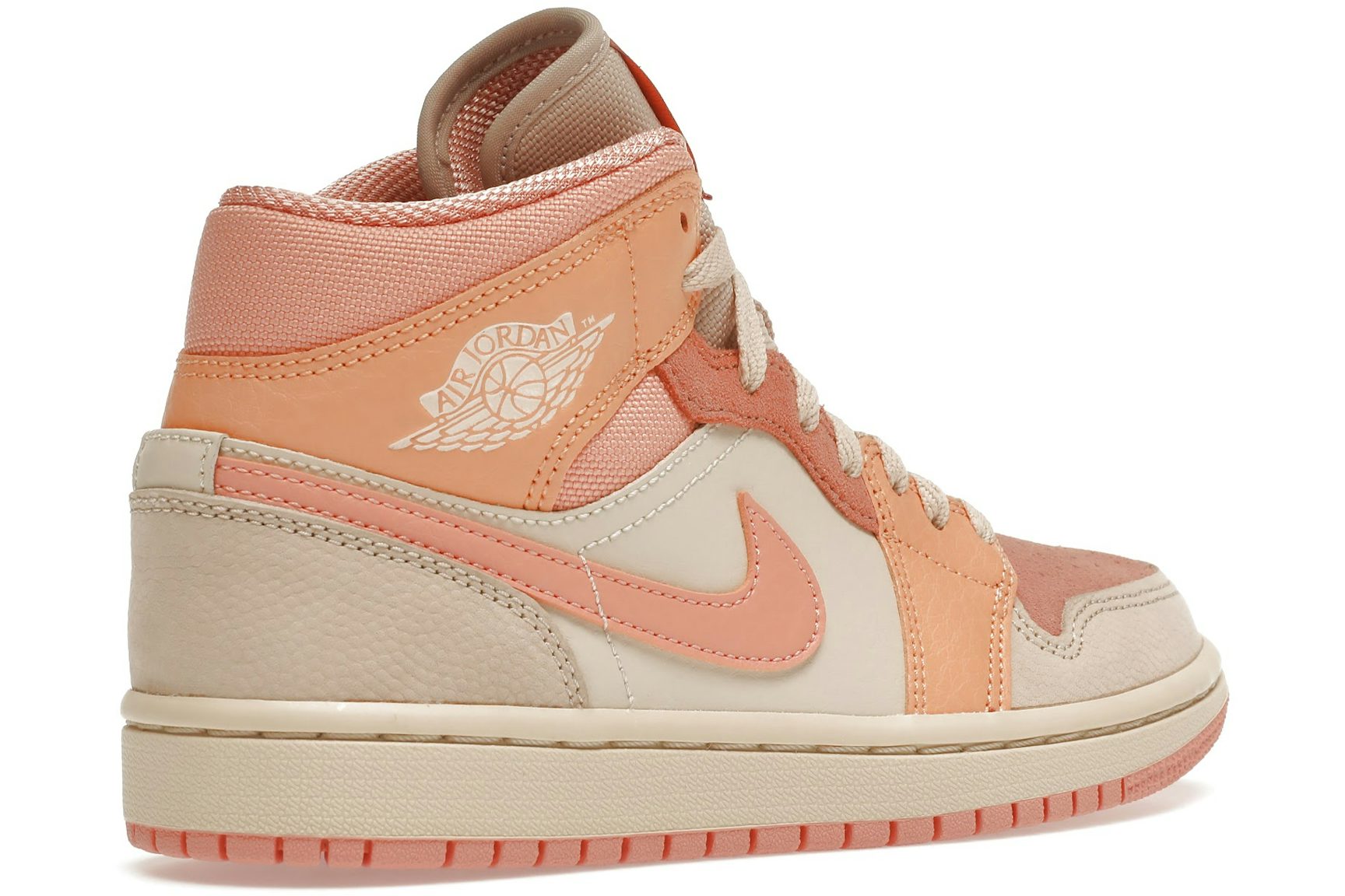 Jordan 1 Mid Apricot Orange (Women's)
