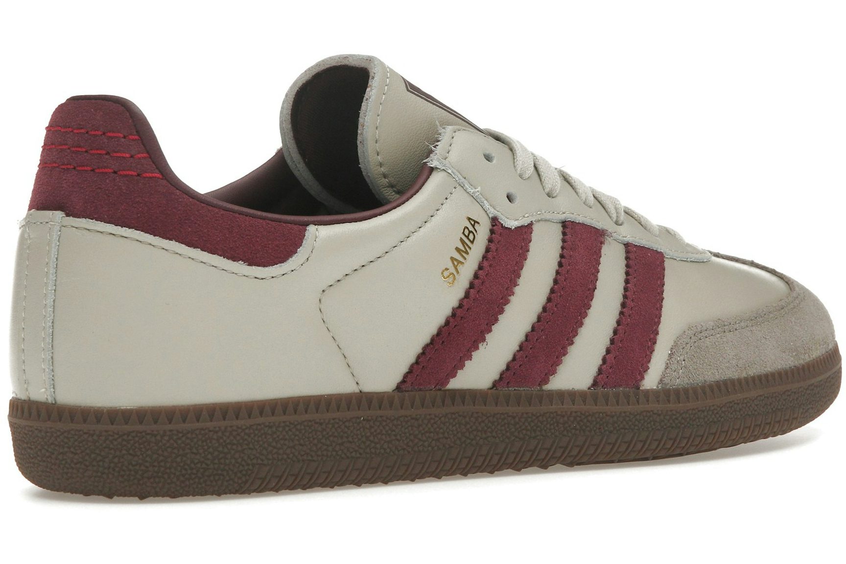 adidas Samba OG Putty Grey Maroon-4