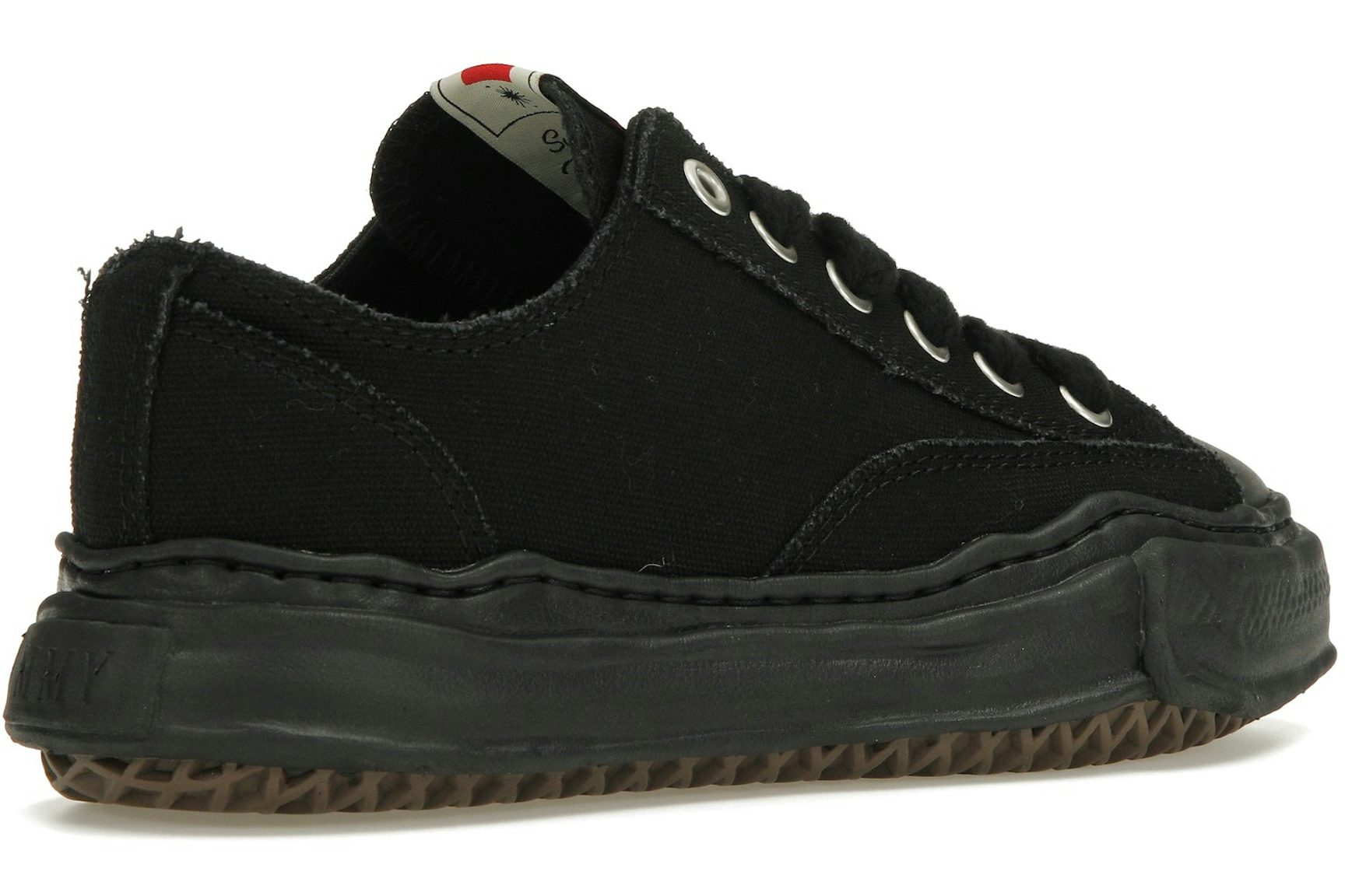 Maison Mihara Yasuhiro Peterson OG Sole Canvas Low Black Black-4