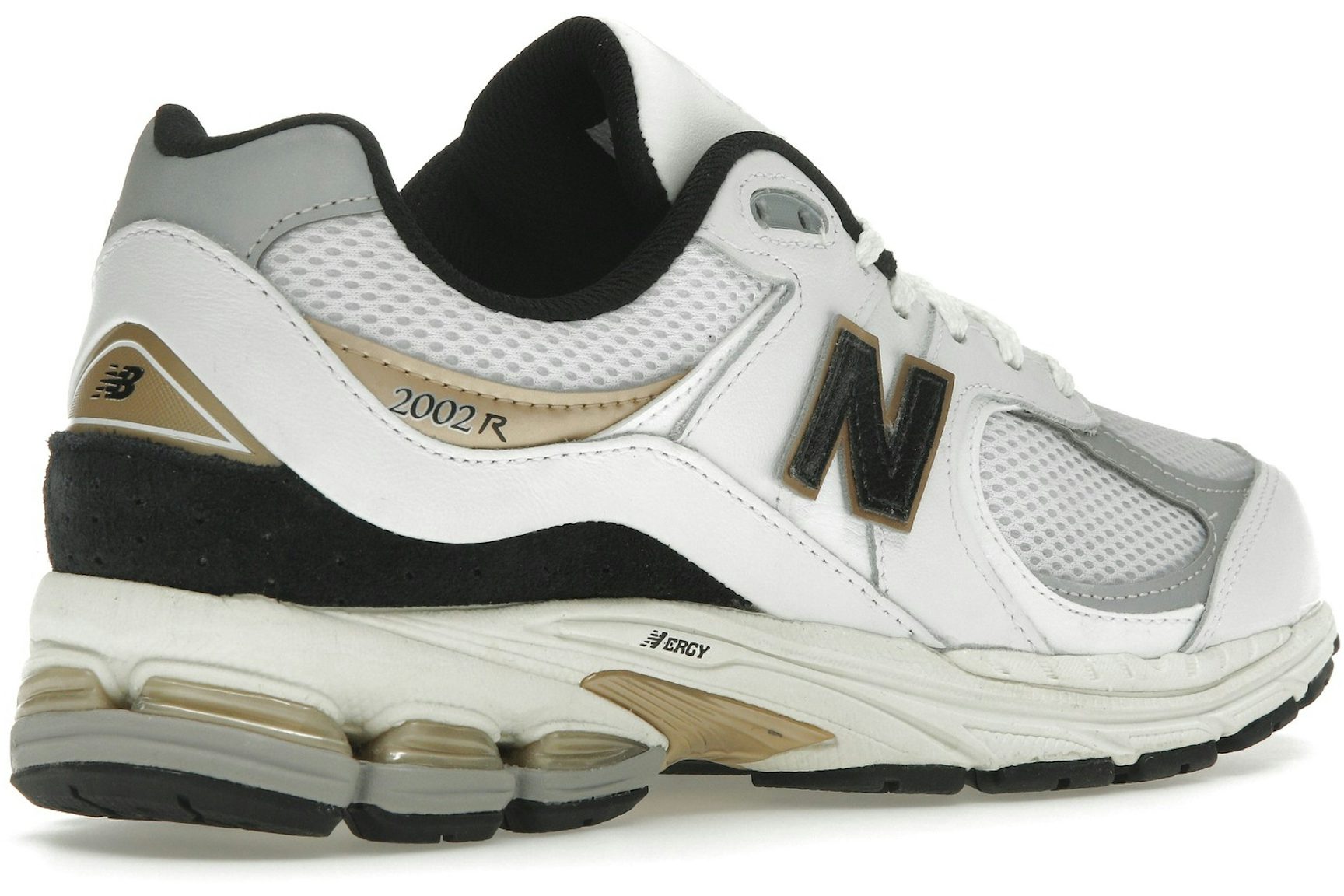 New Balance 2002R White Black Gold Metallic-4