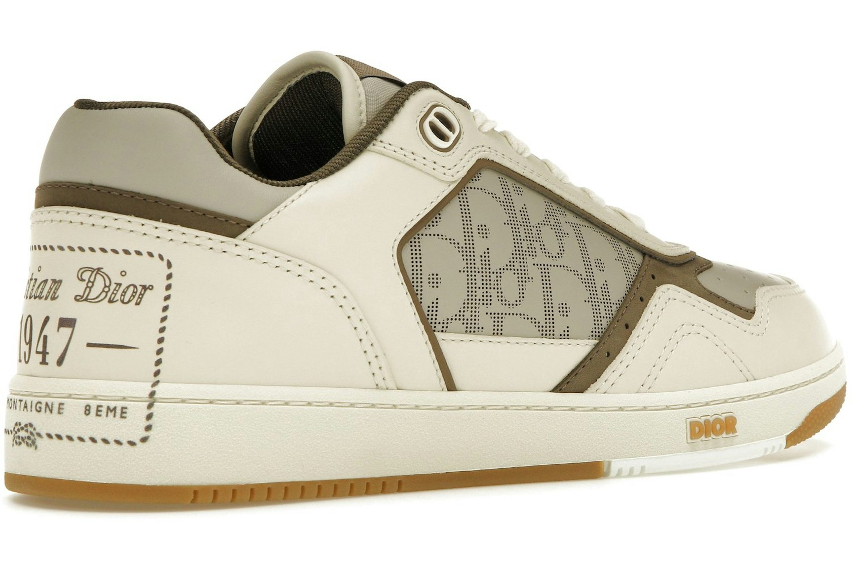 Dior B27 Low by Birkenstock Cream Greige Greige Dior Oblique-4